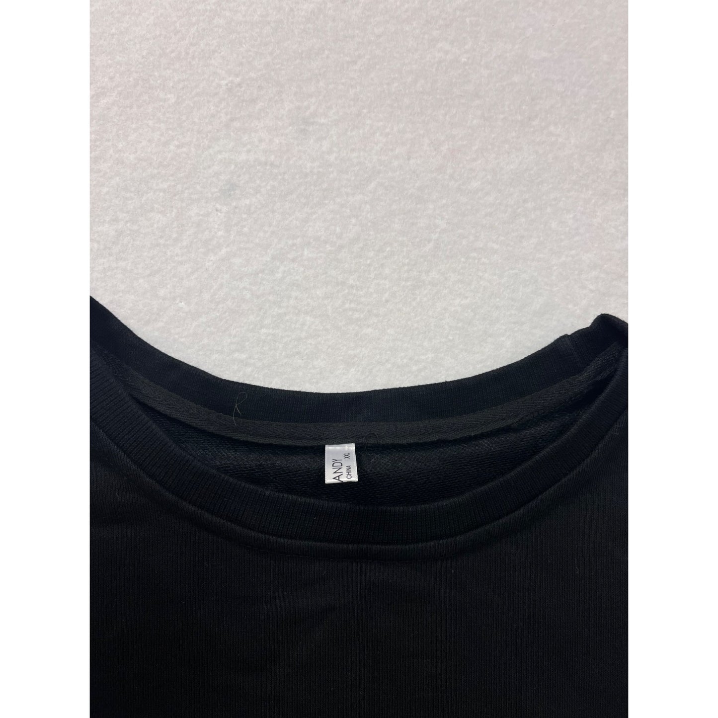 Coofandy Mens Black T-Shirt XXL 100% Cotton Crew Neck Short Sleeve #6247