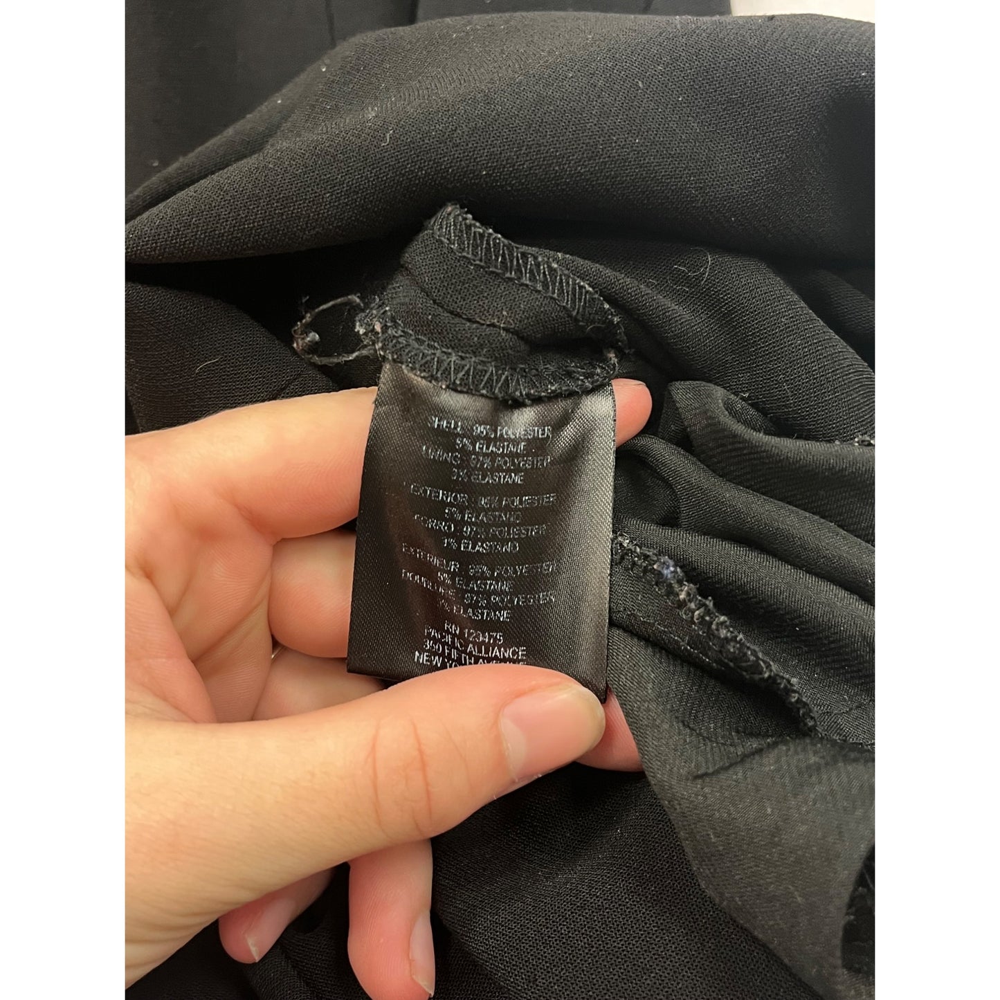 Tahari Sleeveless Black Jumpsuit Size 8 Wide Leg Back Zip #6877