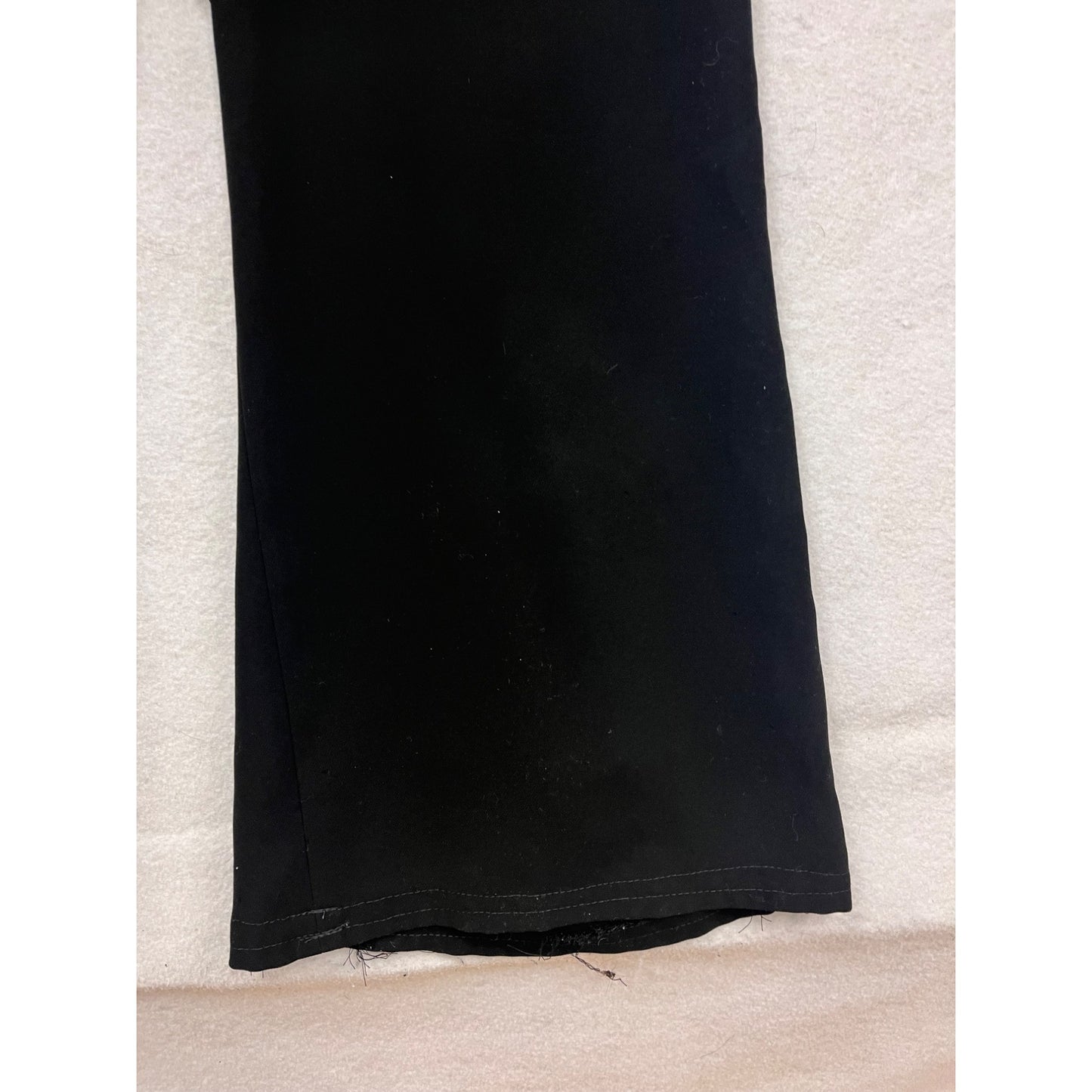 Tahari Sleeveless Black Jumpsuit Size 8 Wide Leg Back Zip #6877