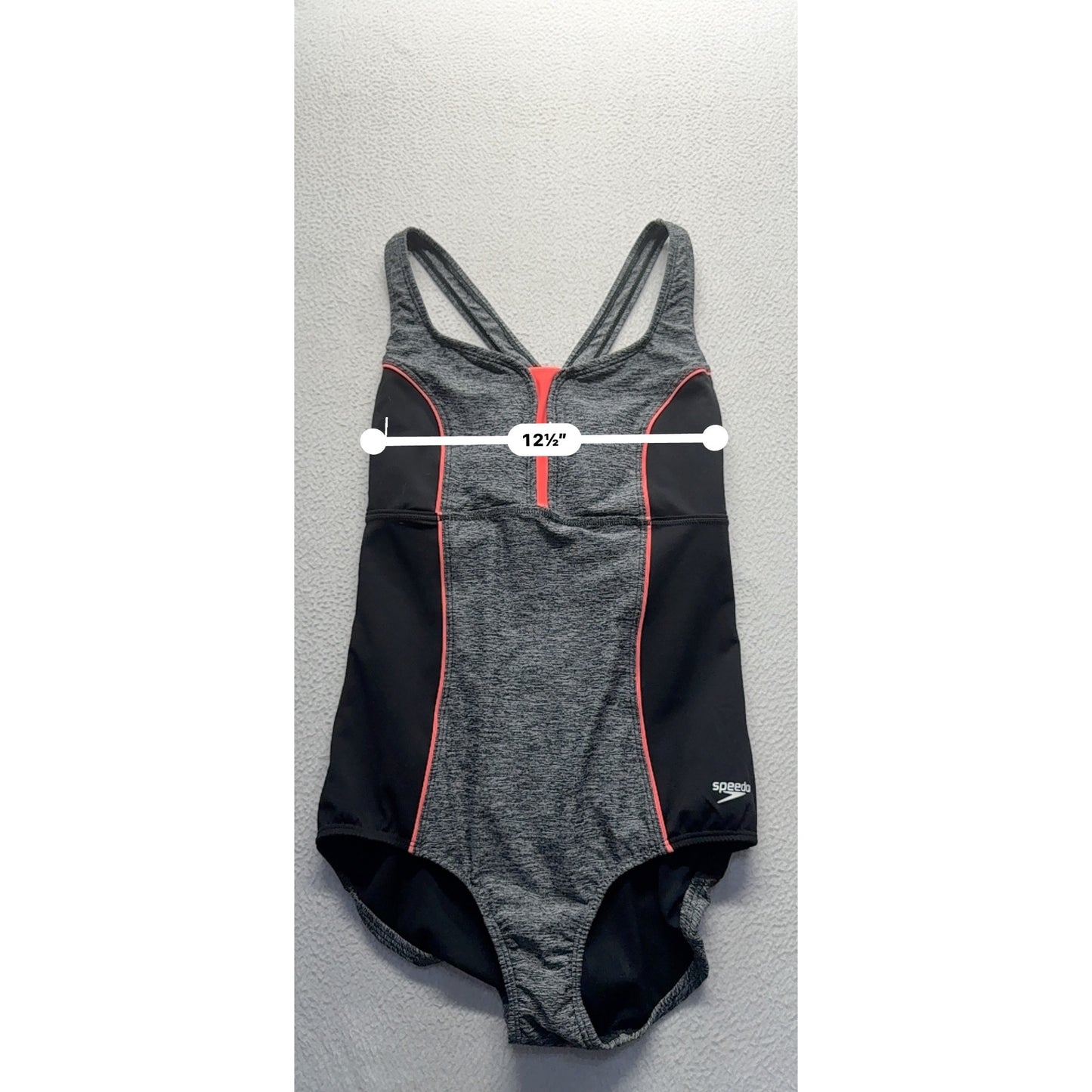 Speedo Womens Athletic One-Piece Swimsuit Size 12 #7810