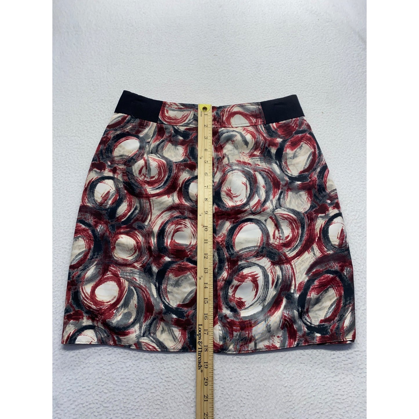Vera wang patterned mini skirt #5779