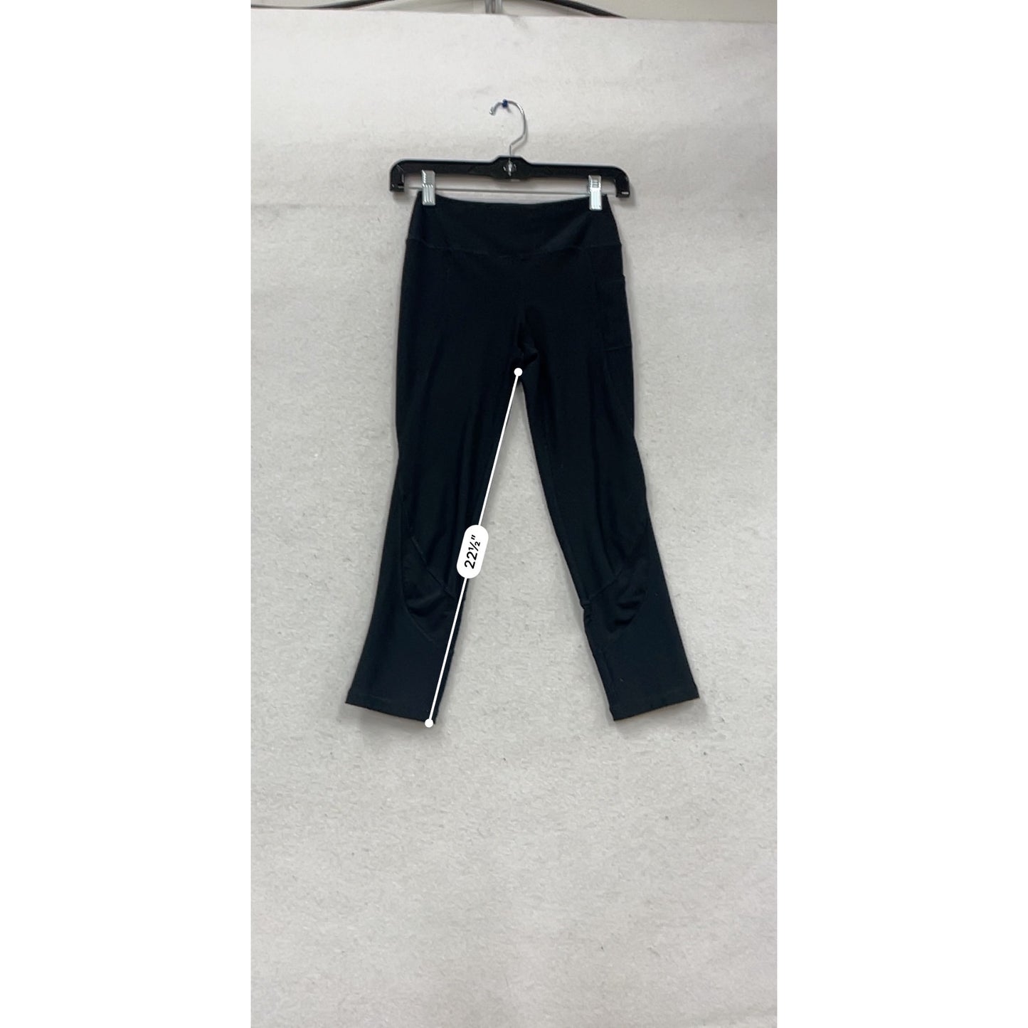 Black Yoga Pants Size Small Stretchy Athletic Leggings #632A