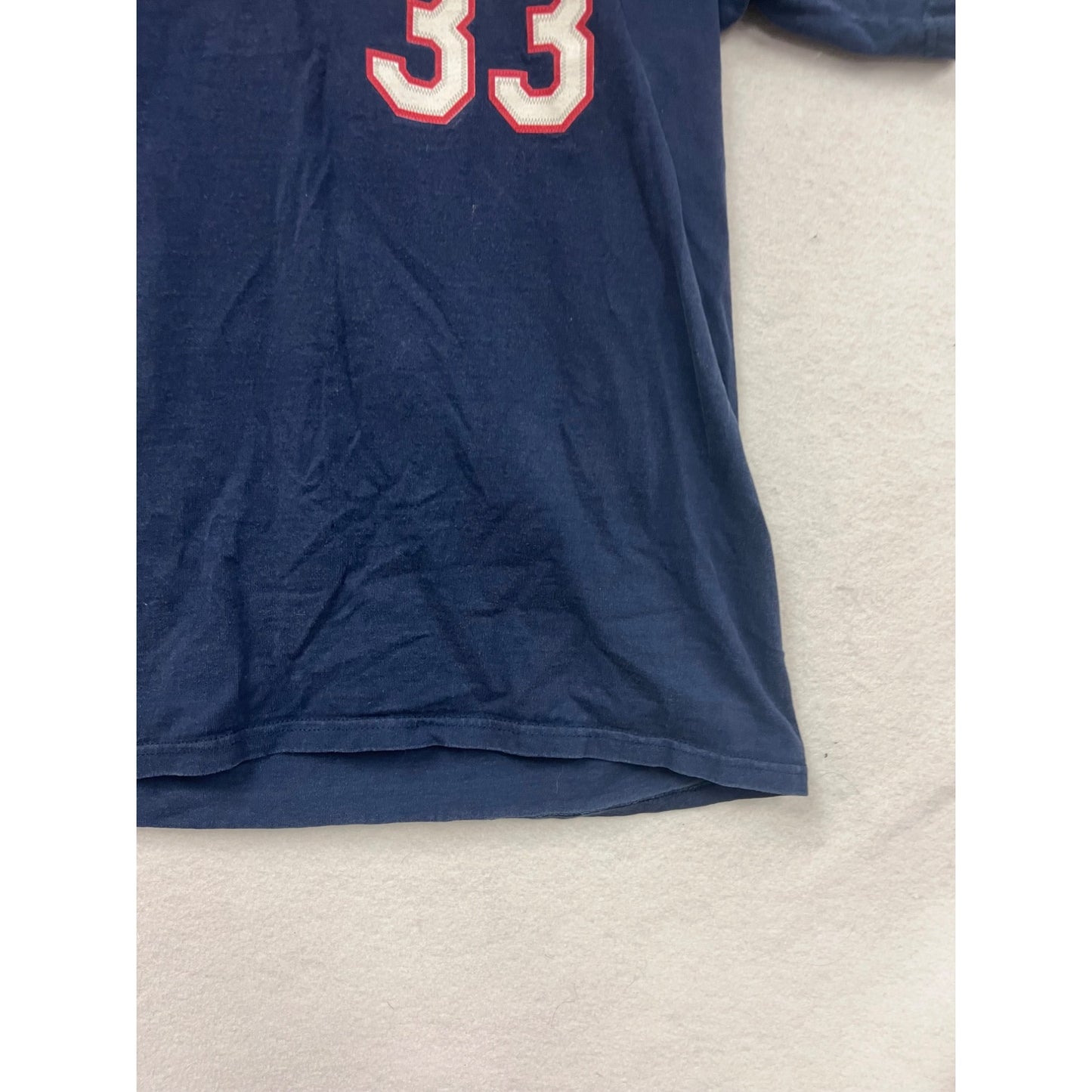 Justin Morneau Minnesota Twins #33 Navy Blue T-Shirt Mens Medium #8084