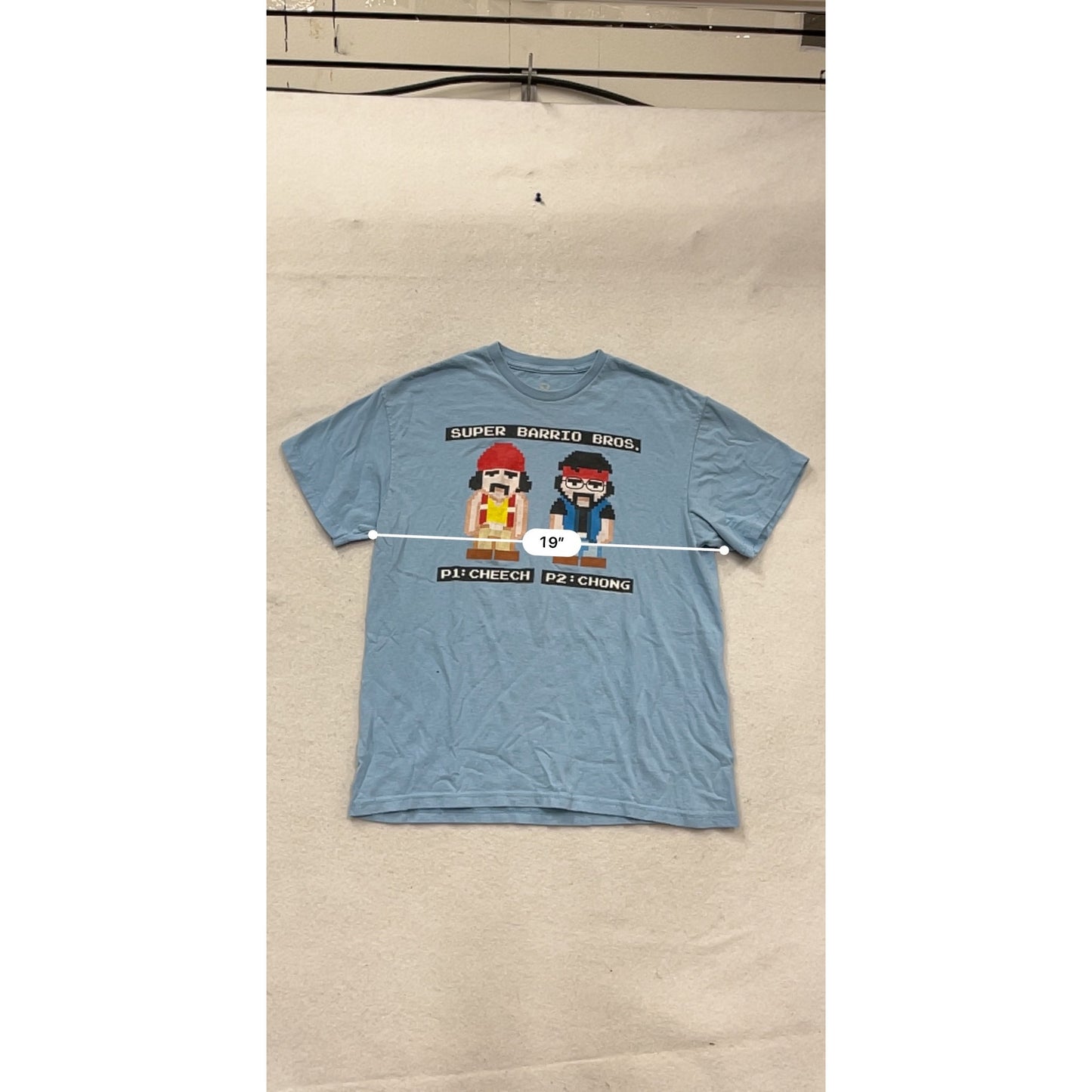 Liquid Blue Super Barrio Bros. Cheech & Chong Graphic T-Shirt #755A