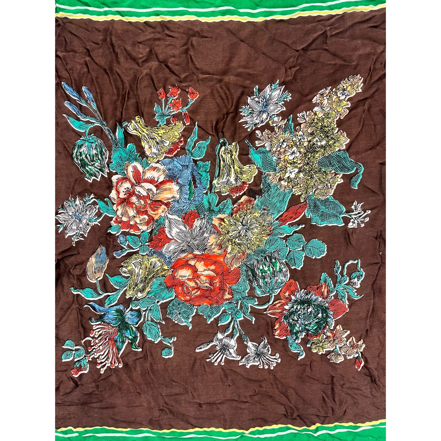 Women’s Vintage Floral Scarf #6026