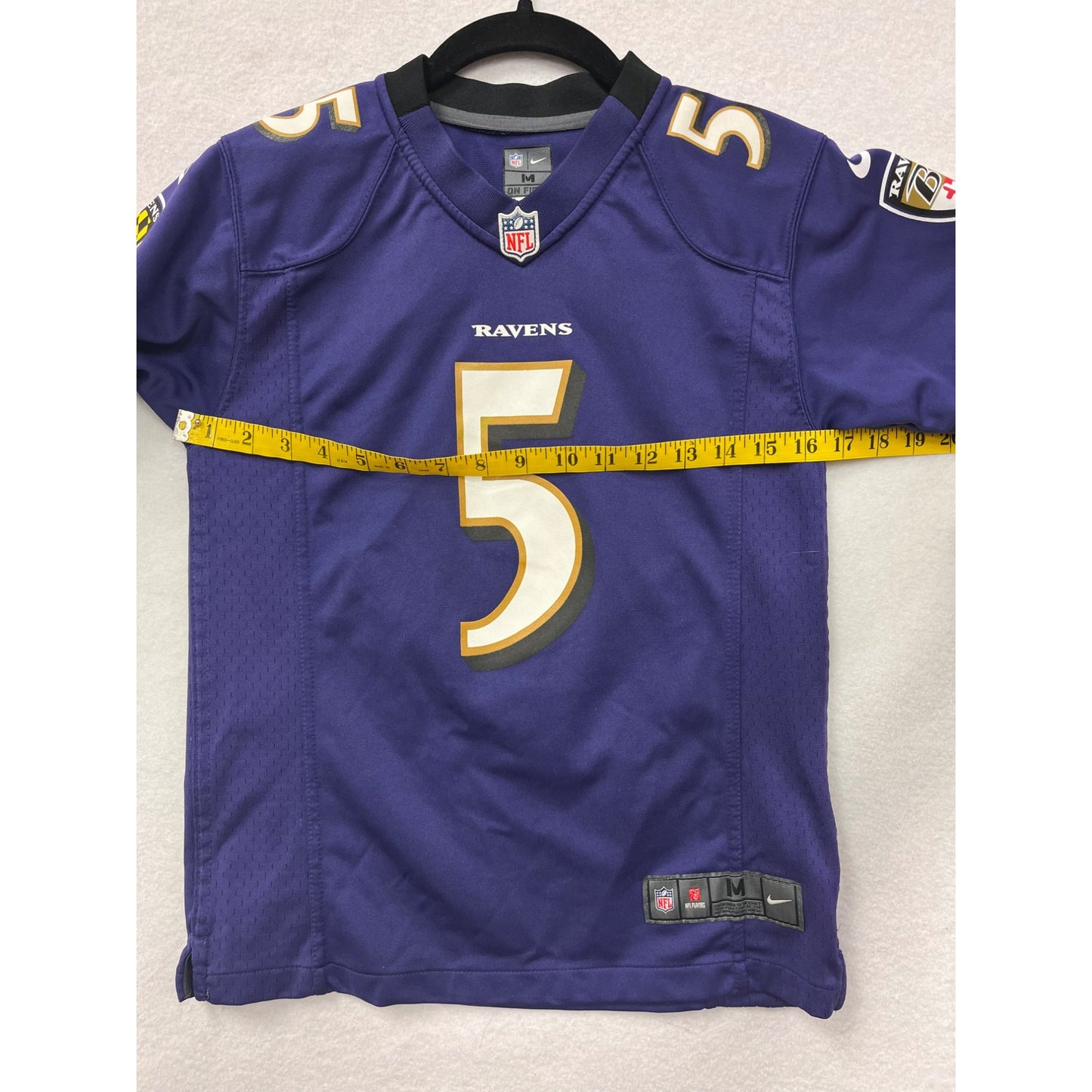 Youth Nike NFL On Field Baltimore Ravens Joe Flacco Jersey #6092