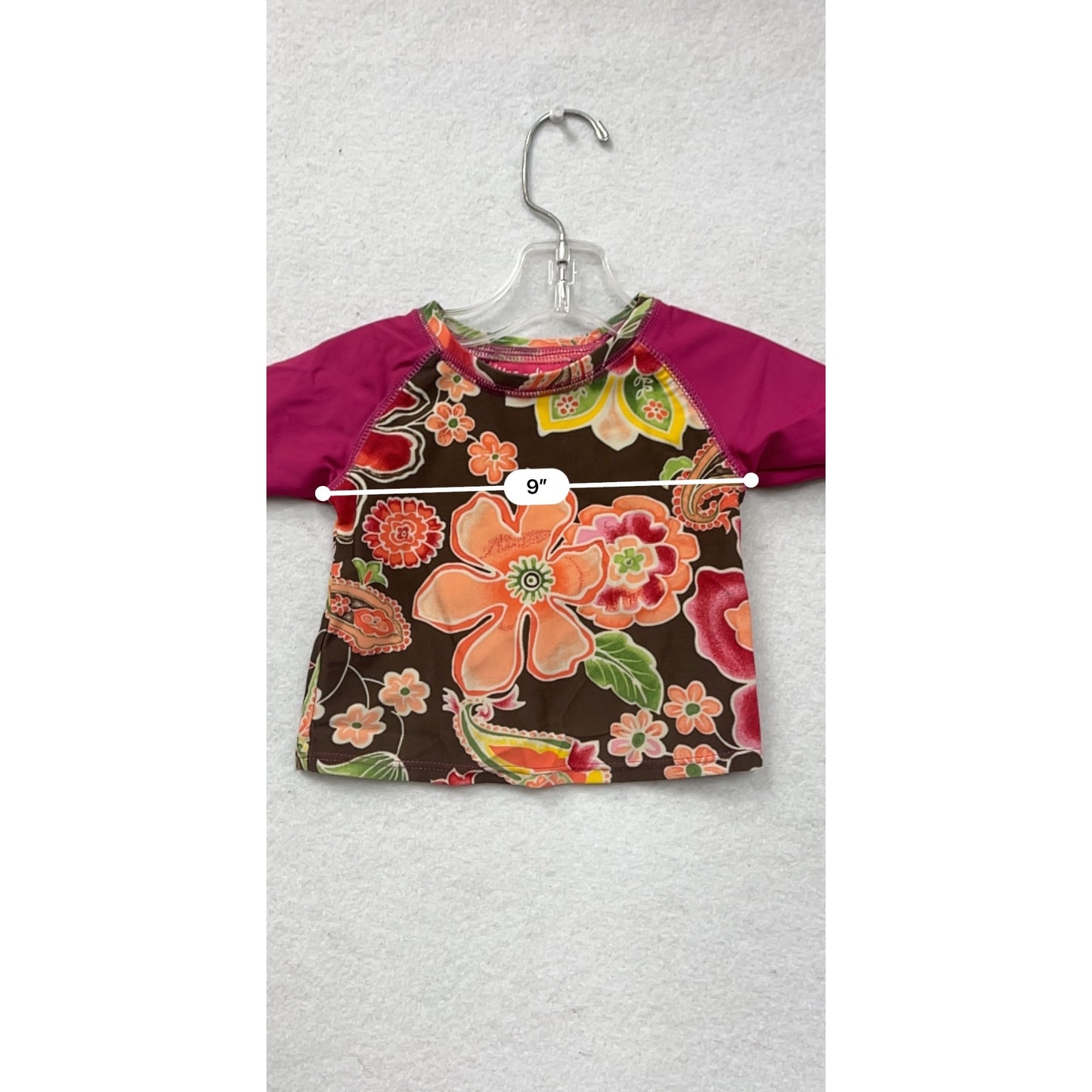 Old Navy Baby Floral Swim Top 12-18M #6883