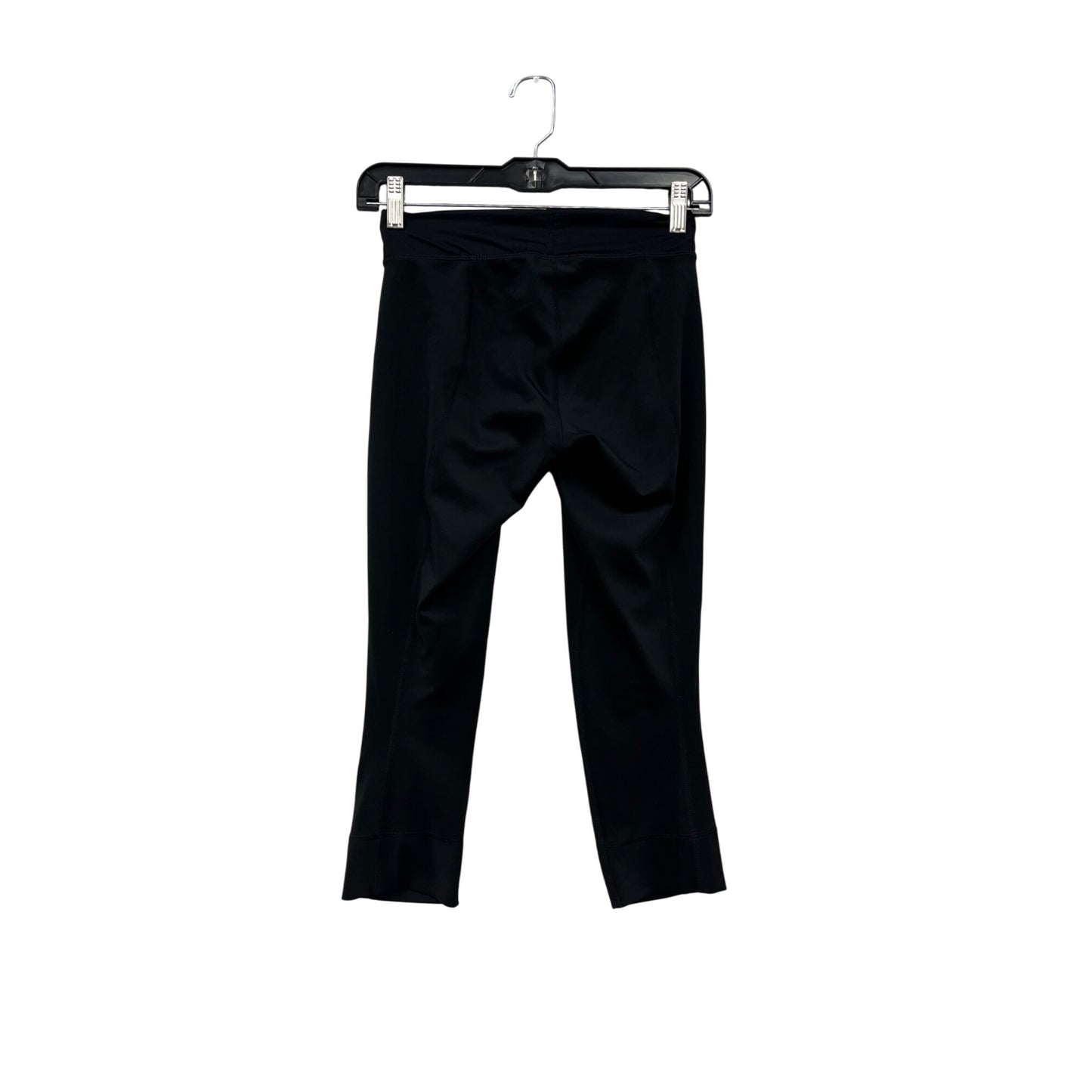 Adidas Womens Climalite Black Reflective 3/4-Length Athletic Leggings XS #6923