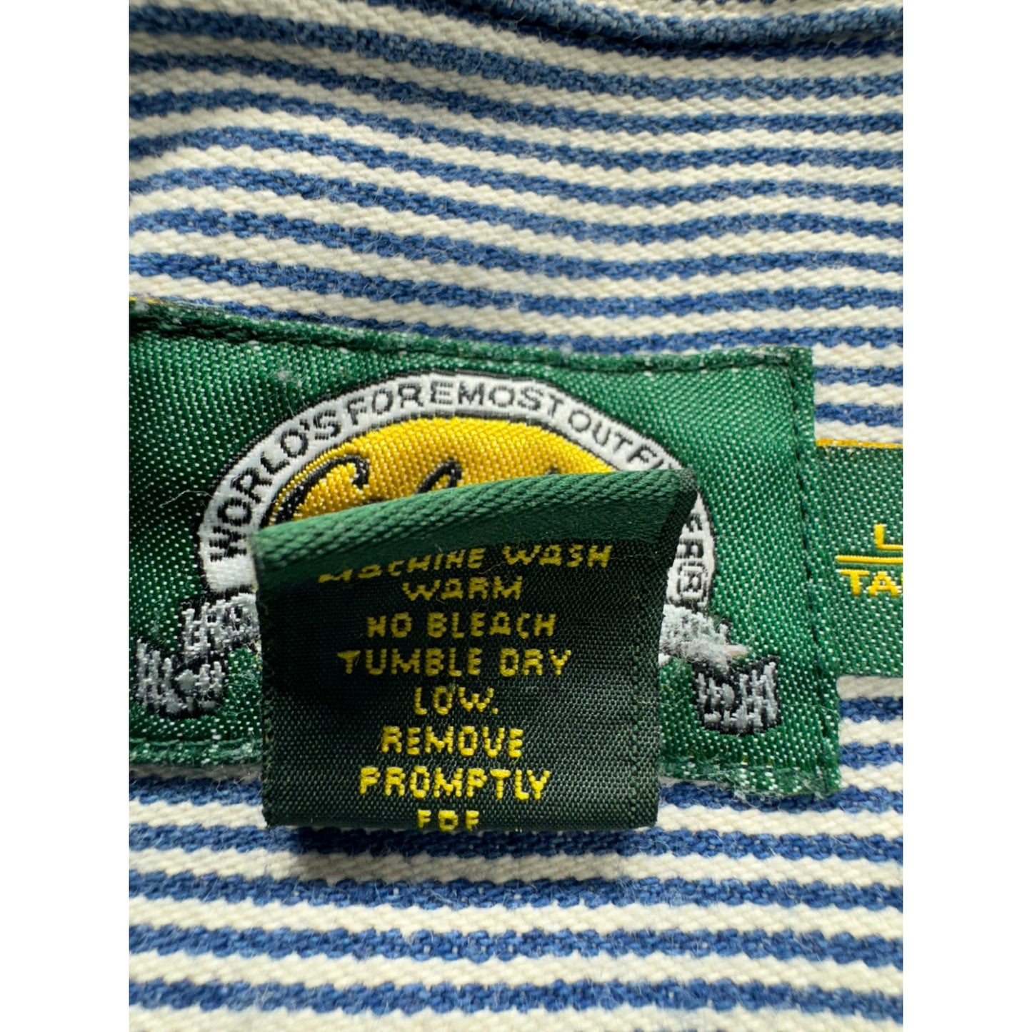 Vintage Men’s Cabelas striped button down #5244