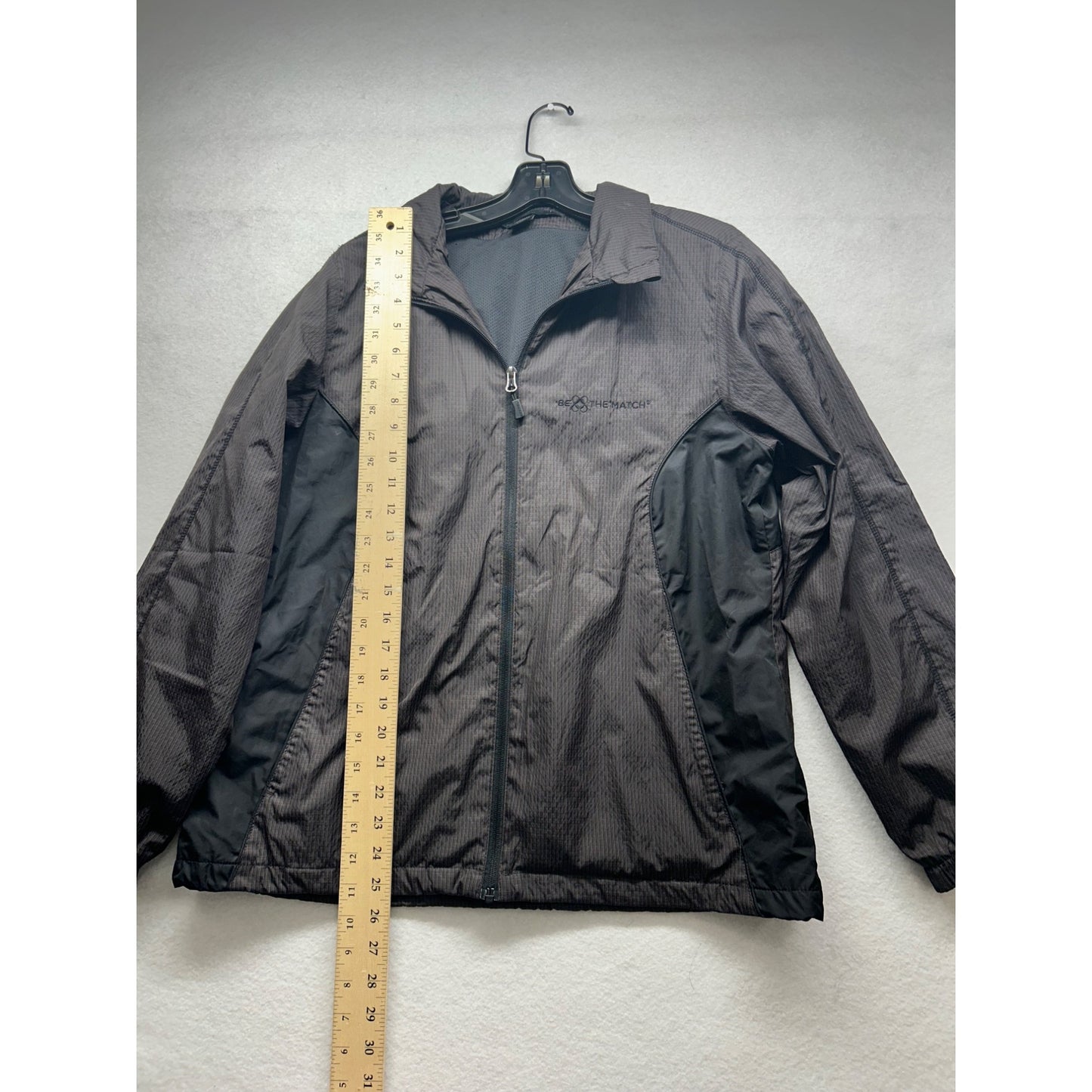 North End Womens Black & Gray Windbreaker Jacket #6370