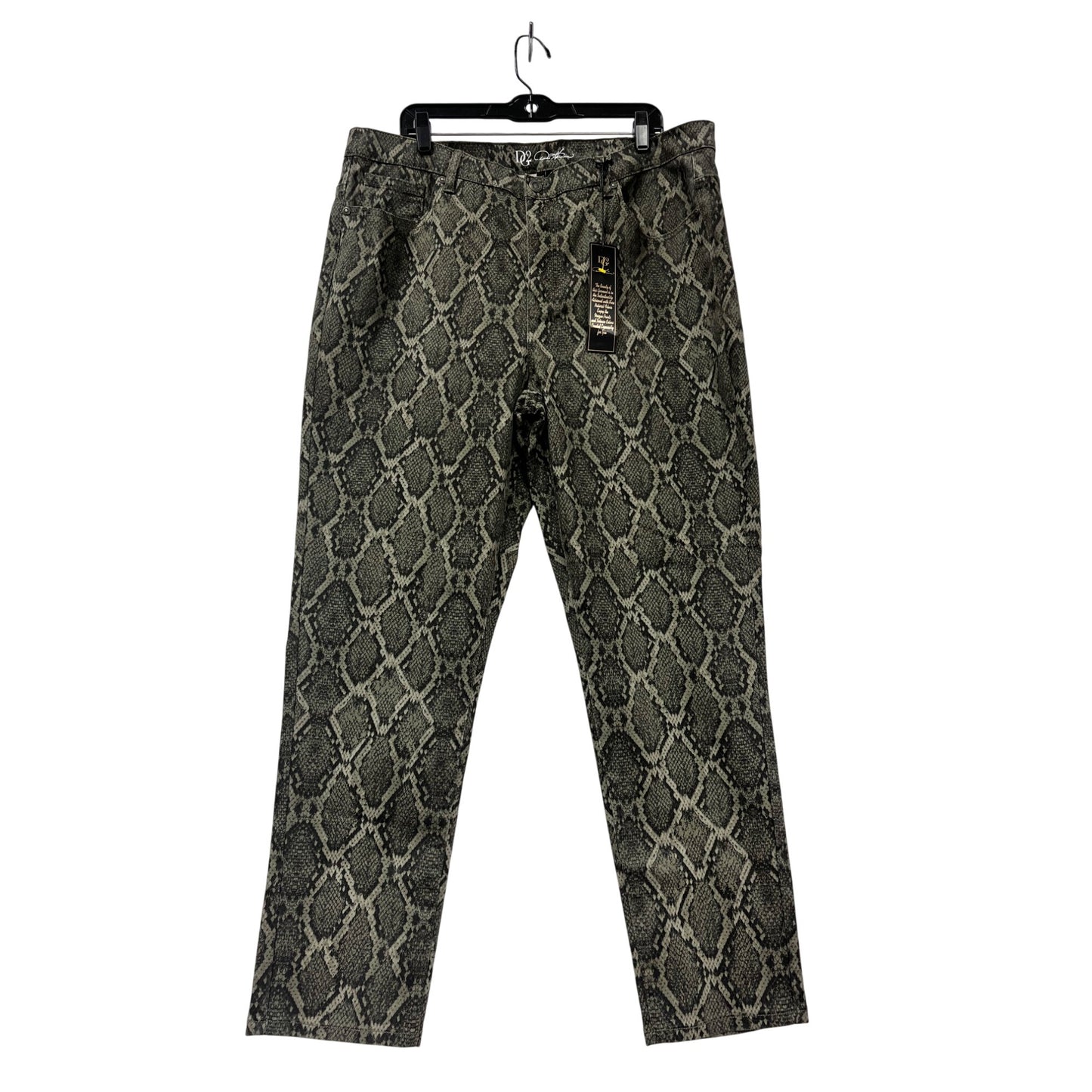 Mens D2 Snake Print Cotton Blend Pants With Tags #410A