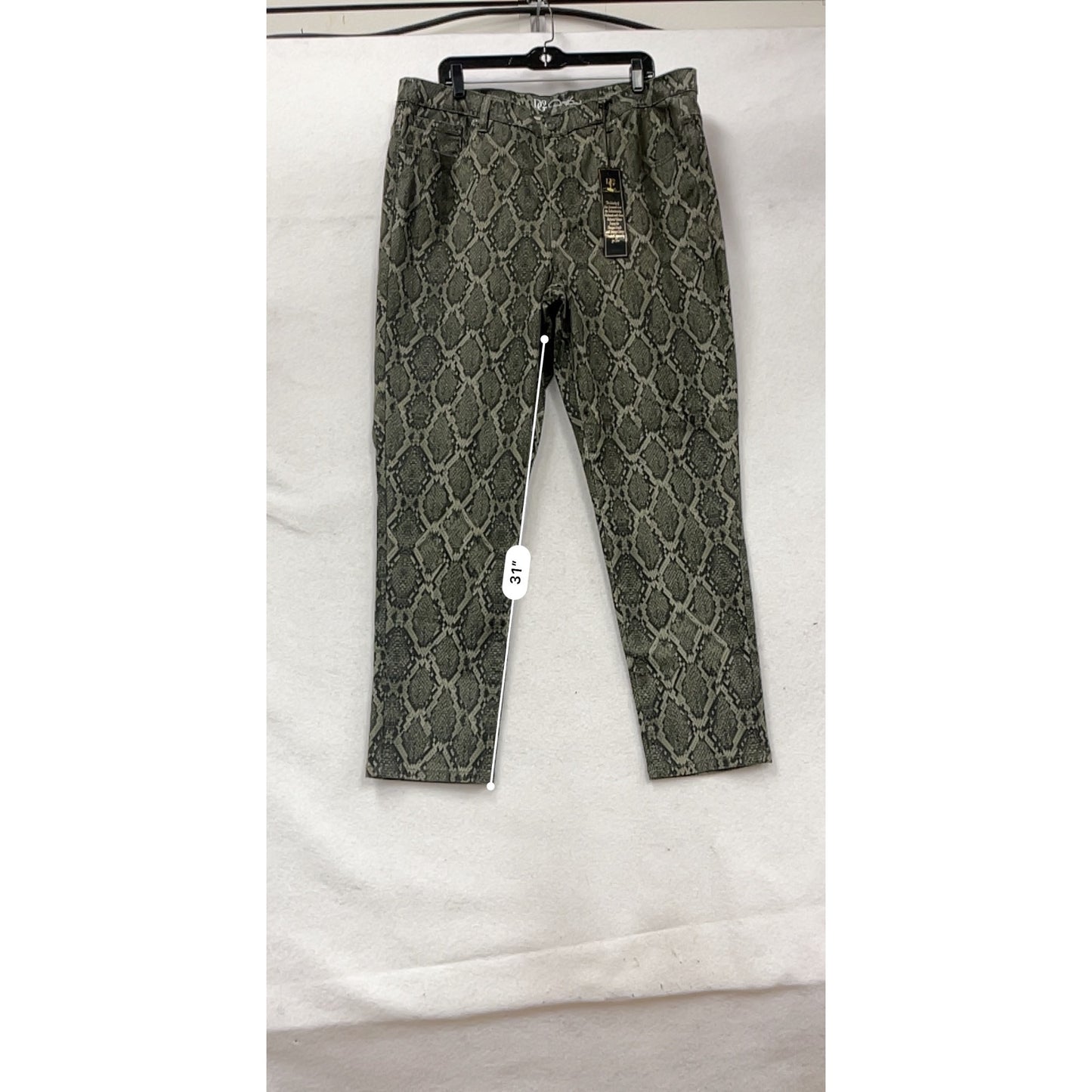 Mens D2 Snake Print Cotton Blend Pants With Tags #410A