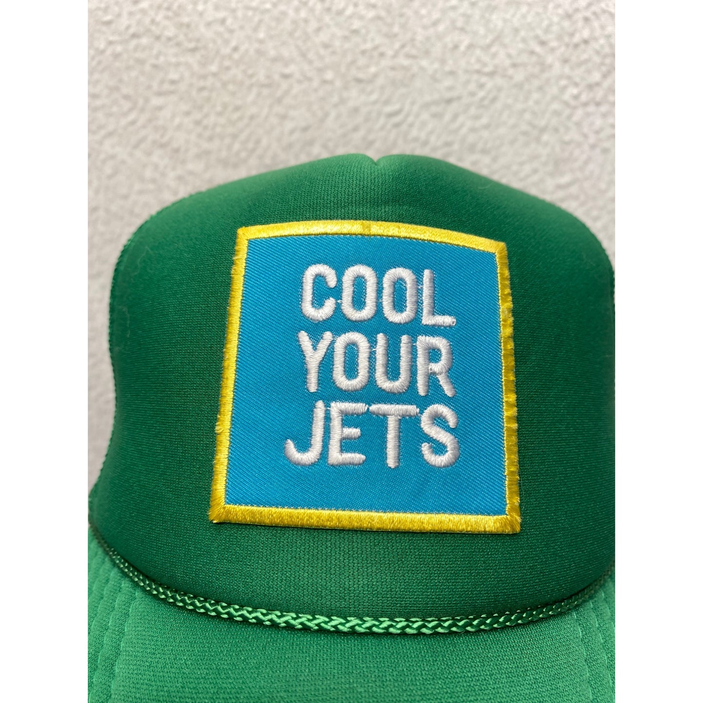 Cool Your Jets Green Mesh Trucker Hat #7283