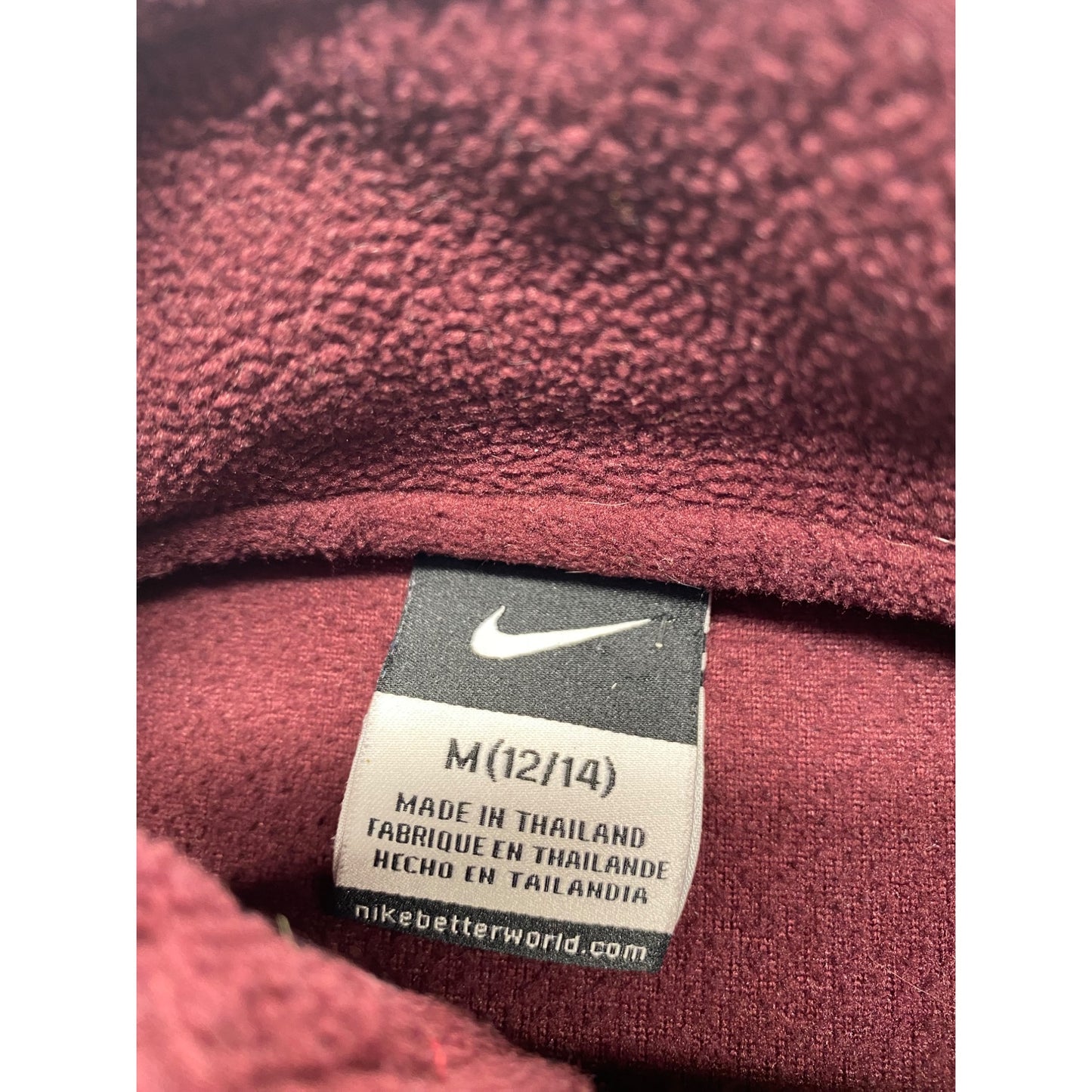 Nike Minnesota Golden Gophers Youth Medium Maroon 1/4 Zip Pullover #7293