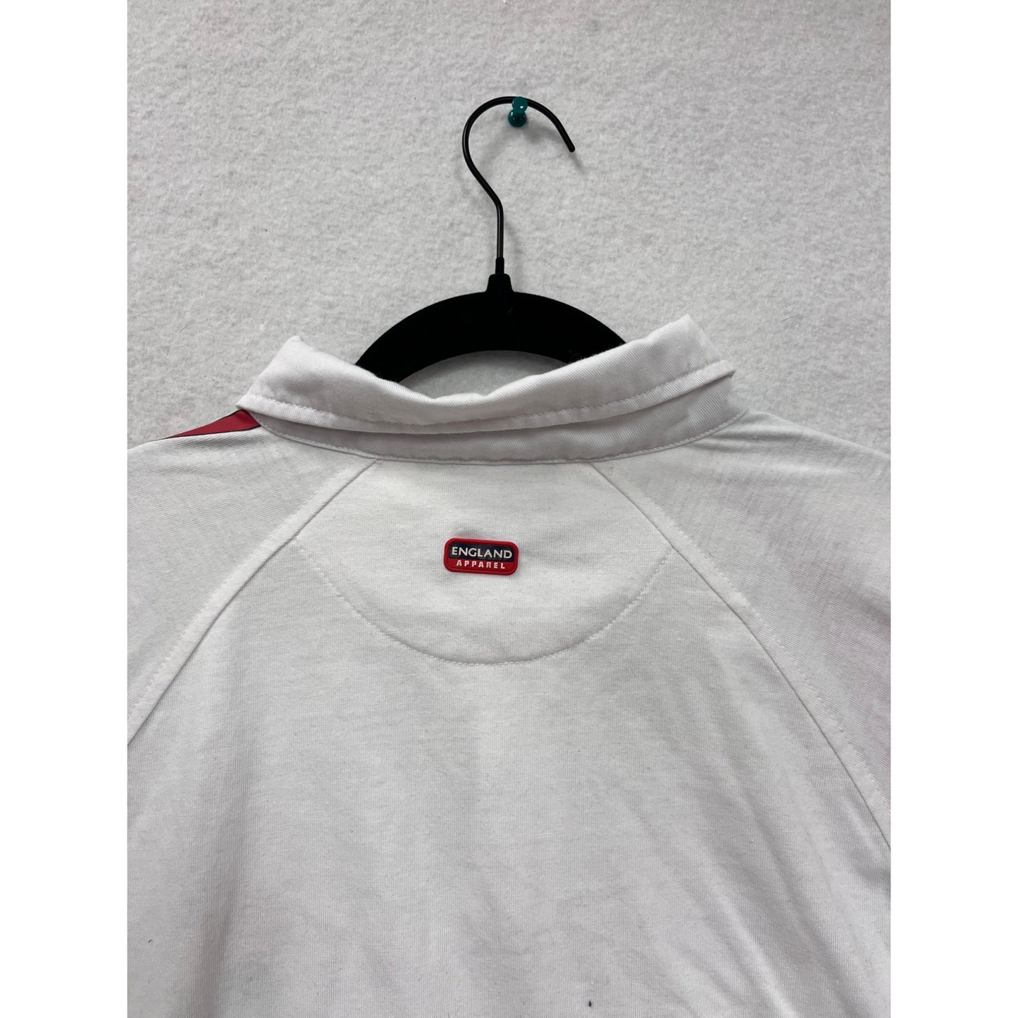 Men’s England Rugby Long Sleeve Polo Shirt #6095