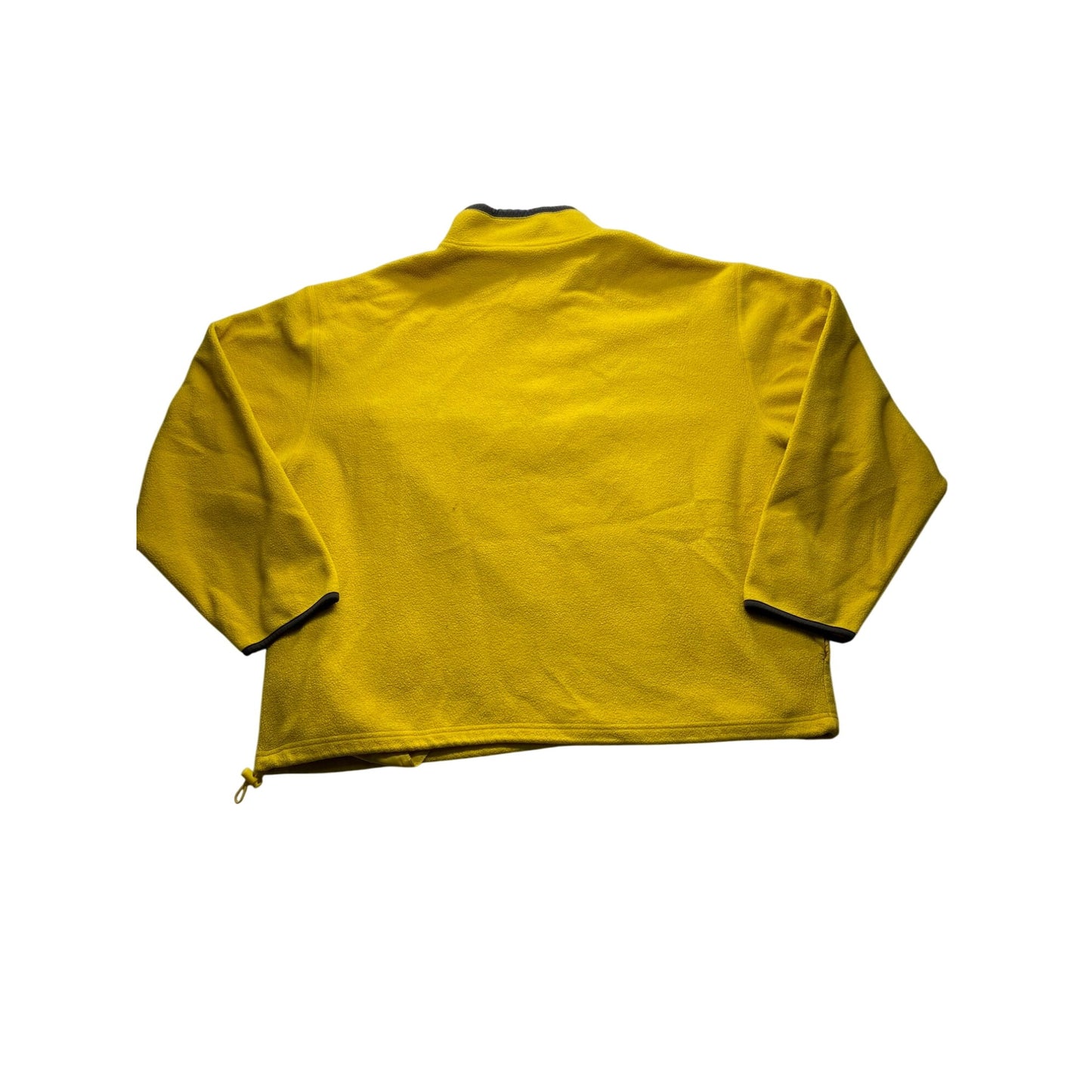 Old Navy Mens Yellow 1/4 Zip Fleece Pullover #5761