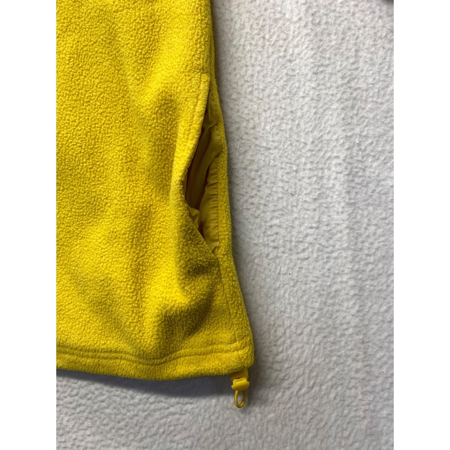 Old Navy Mens Yellow 1/4 Zip Fleece Pullover #5761