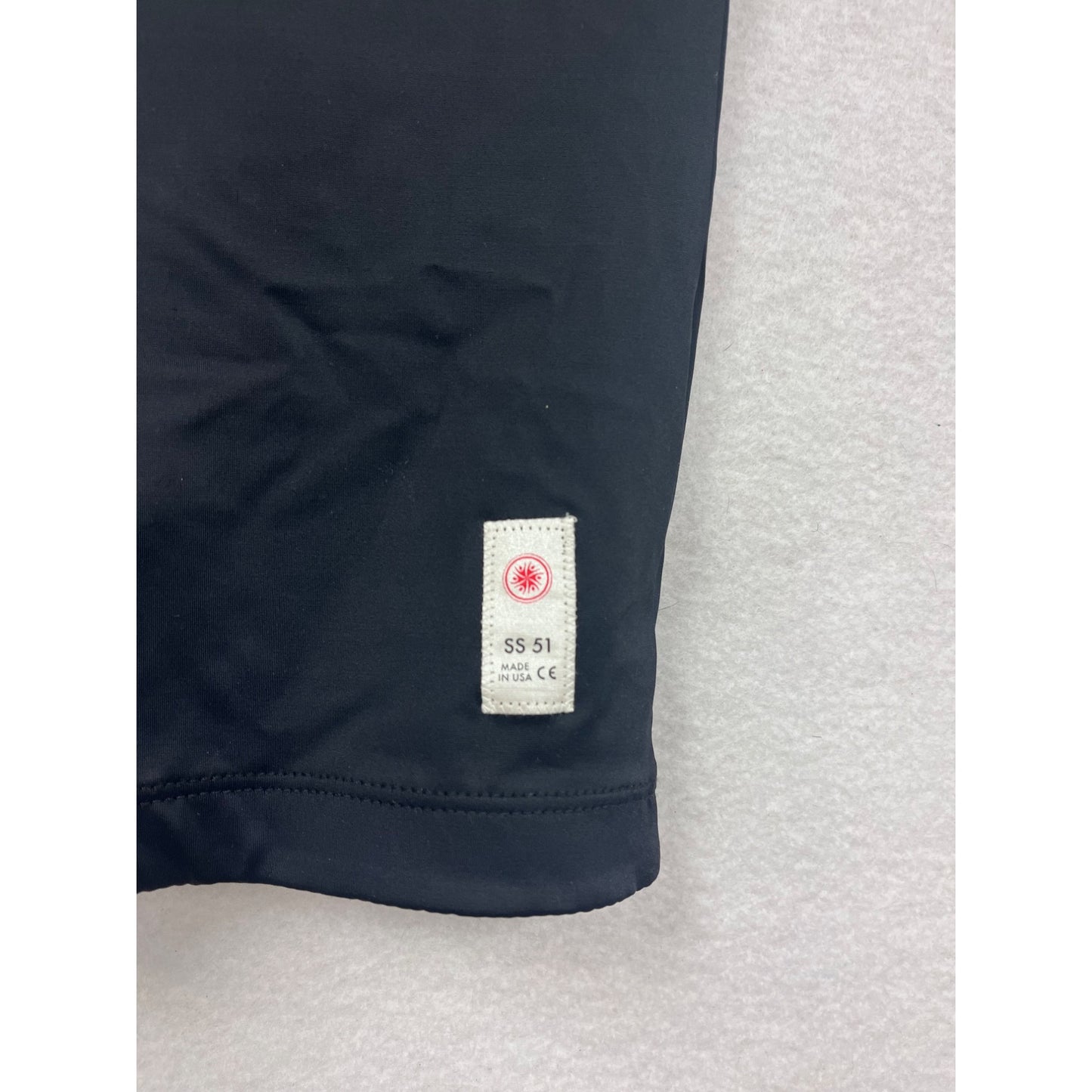 Youth Black Compression Shirt With Back Zipper #6667