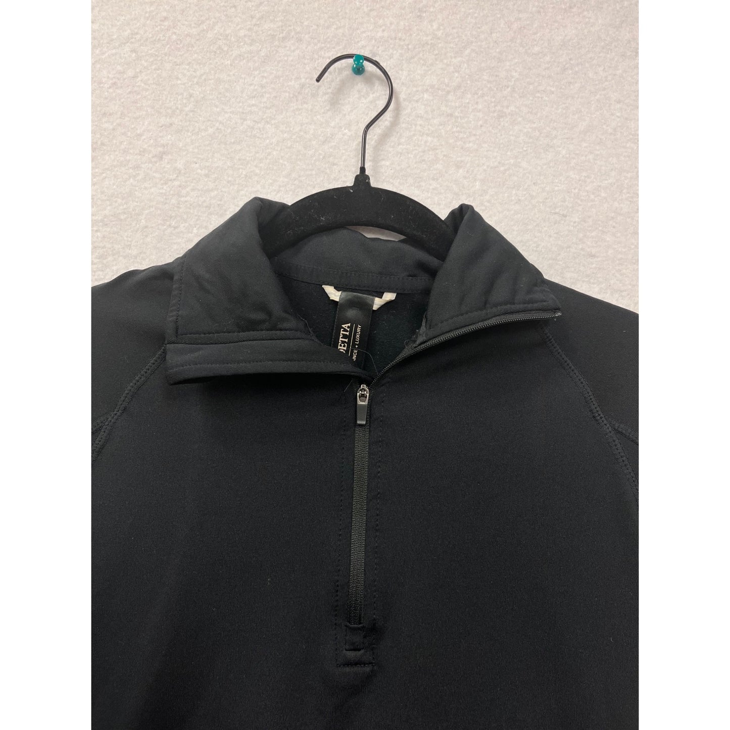 Mondetta Womens Black Performance 1/4 Zip Pullover XS #6287