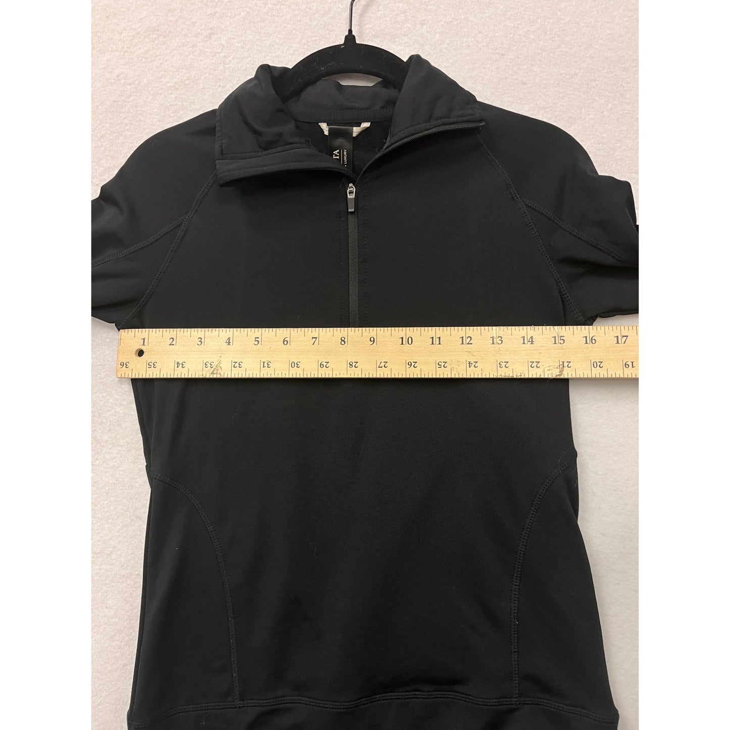 Mondetta Womens Black Performance 1/4 Zip Pullover XS #6287