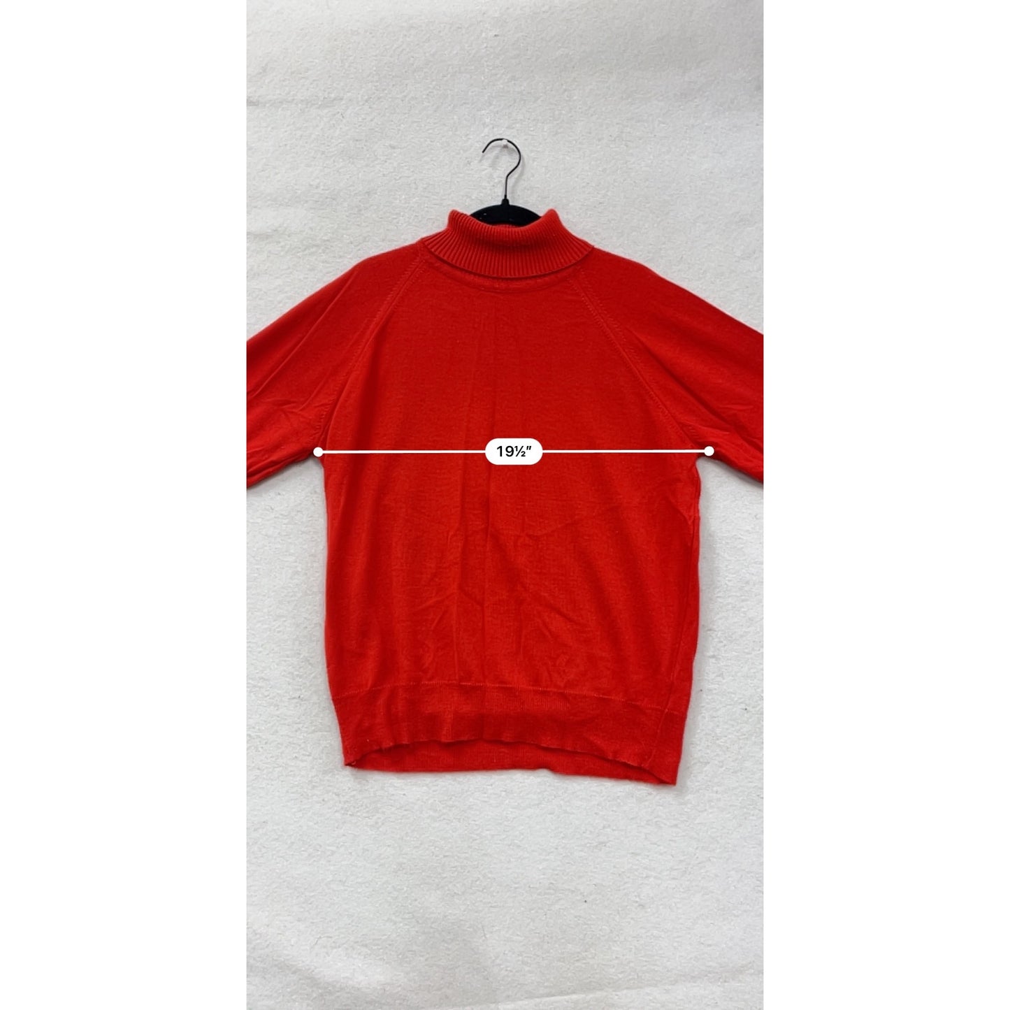 Vintage Lord Jeff Red Turtleneck Sweater L #46A