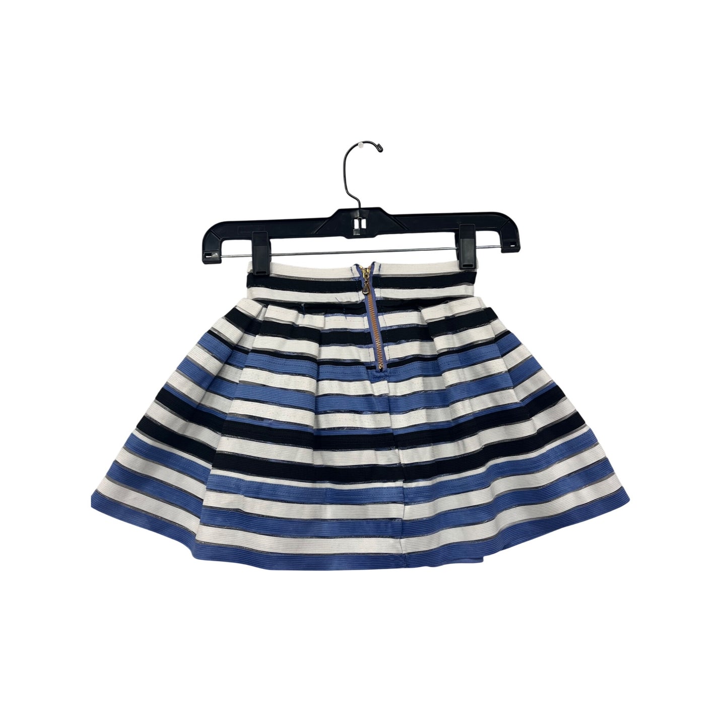 Striped Girls 4-5 Skirt With Back Zipper #6503