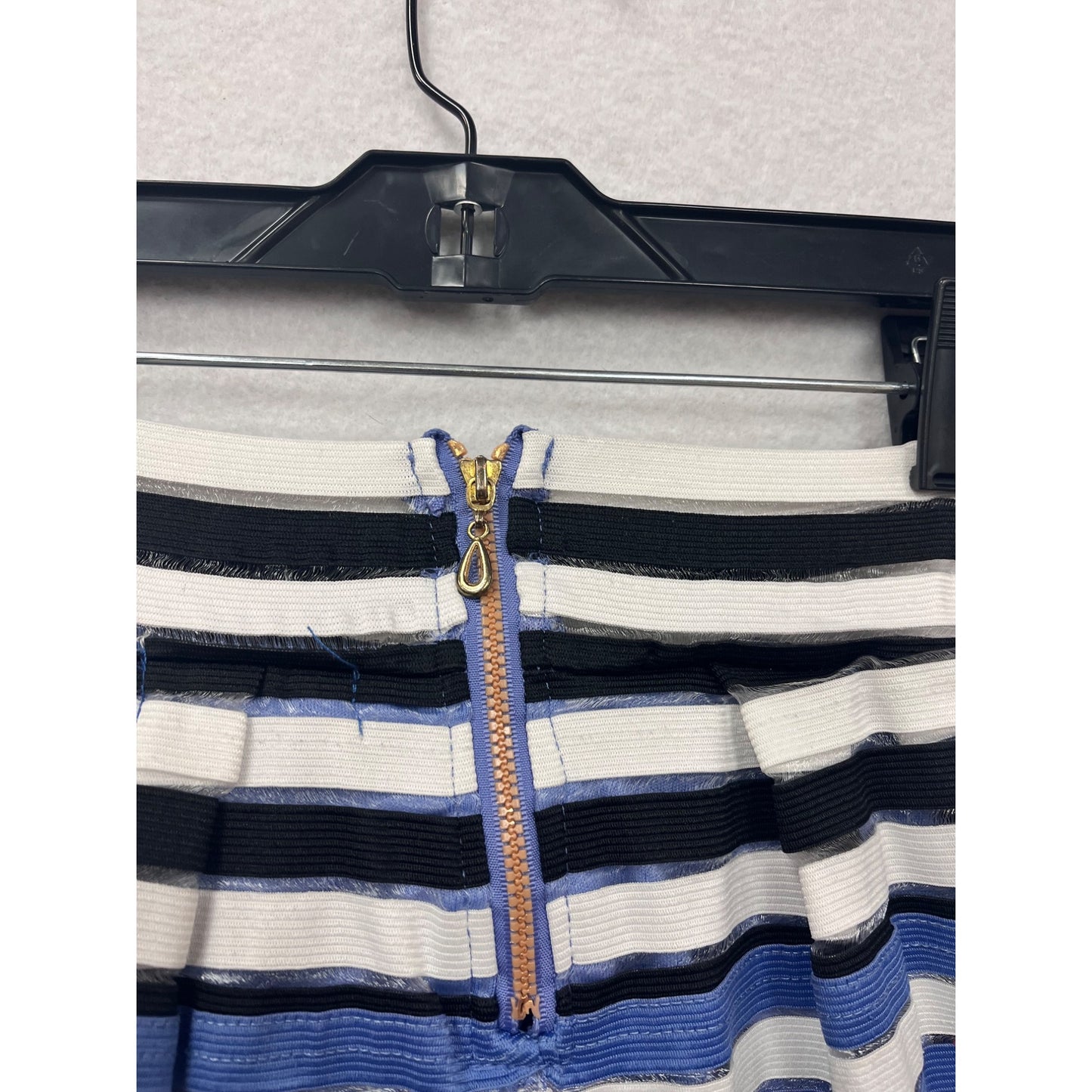 Striped Girls 4-5 Skirt With Back Zipper #6503