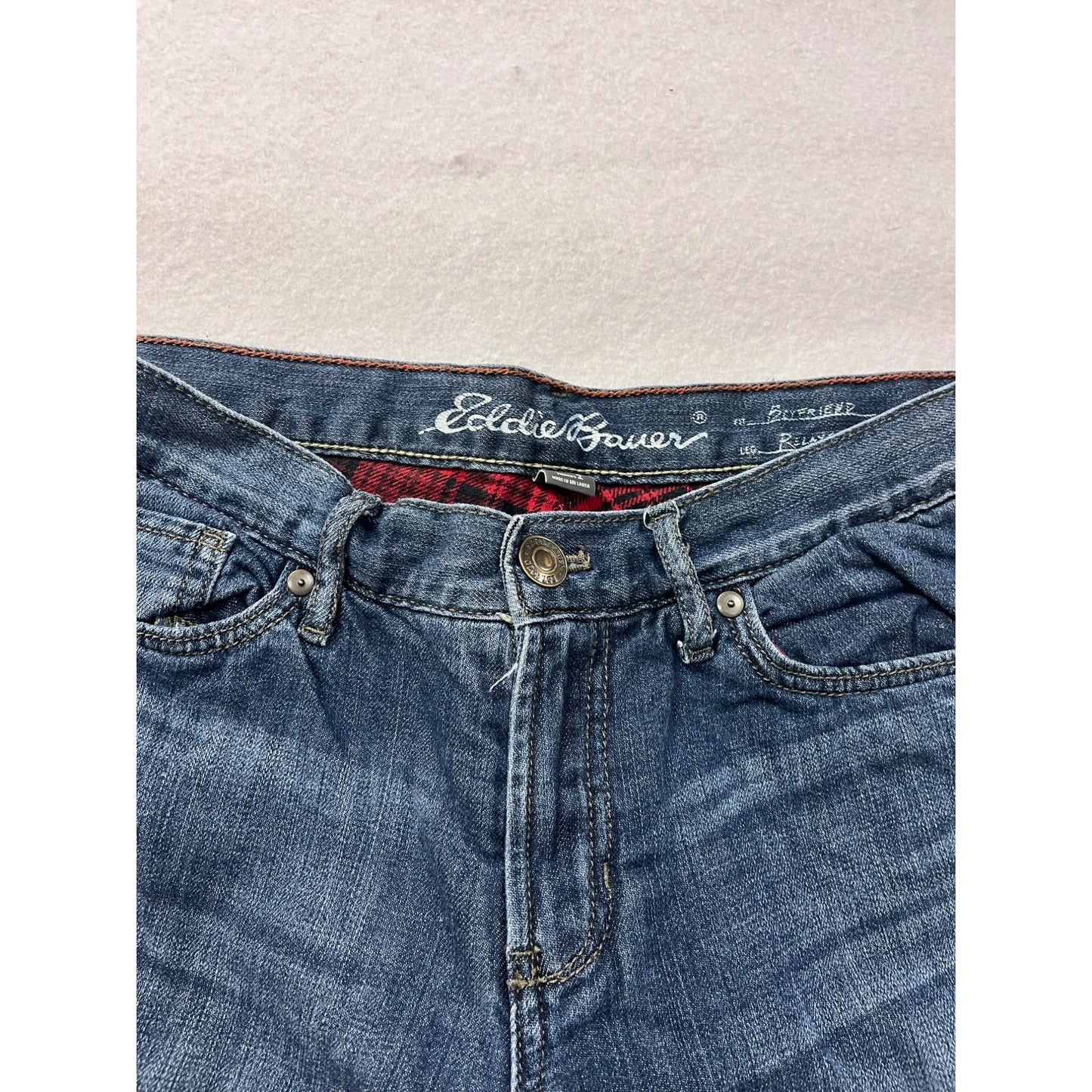 Eddie Bauer Womens Flannel-Lined Jeans #6050