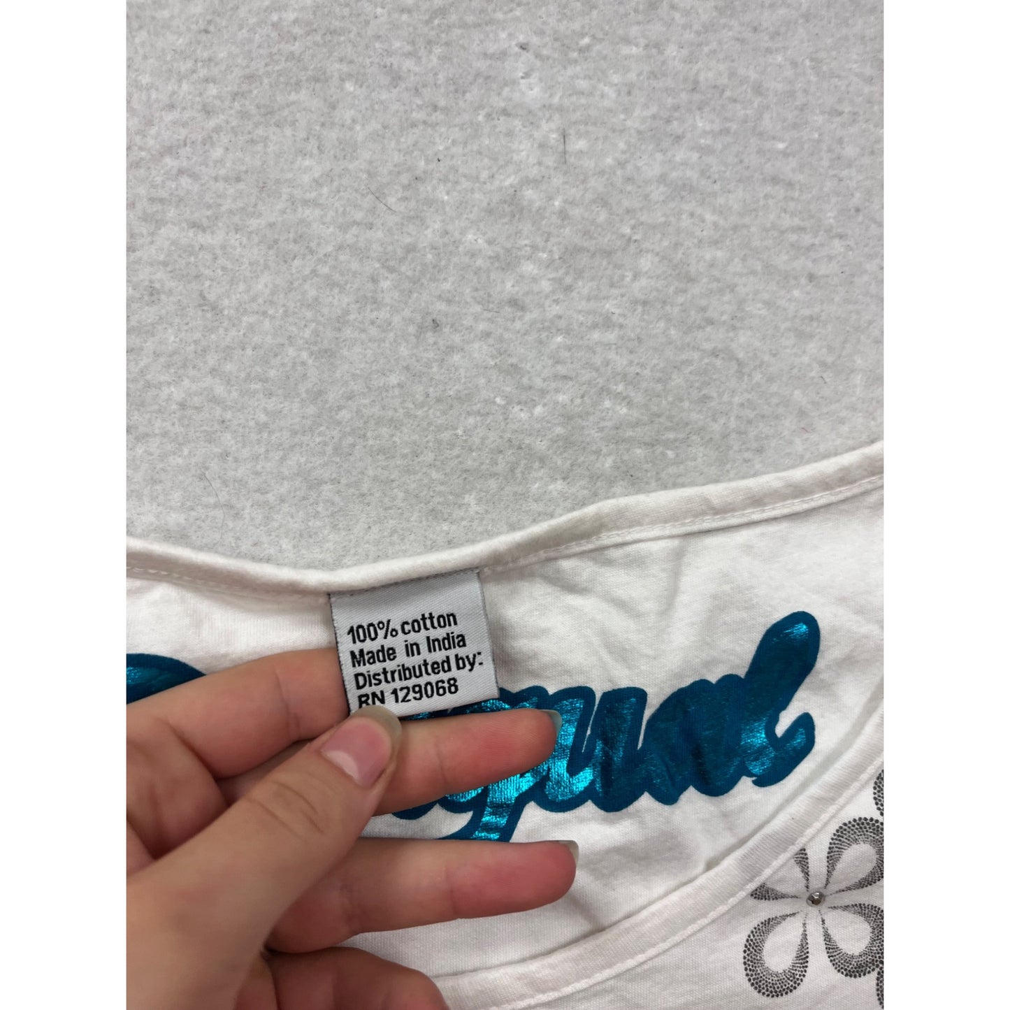 Desigual Womens Graphic Shirt S Cotton Short Sleeve White & Multicolor #765A
