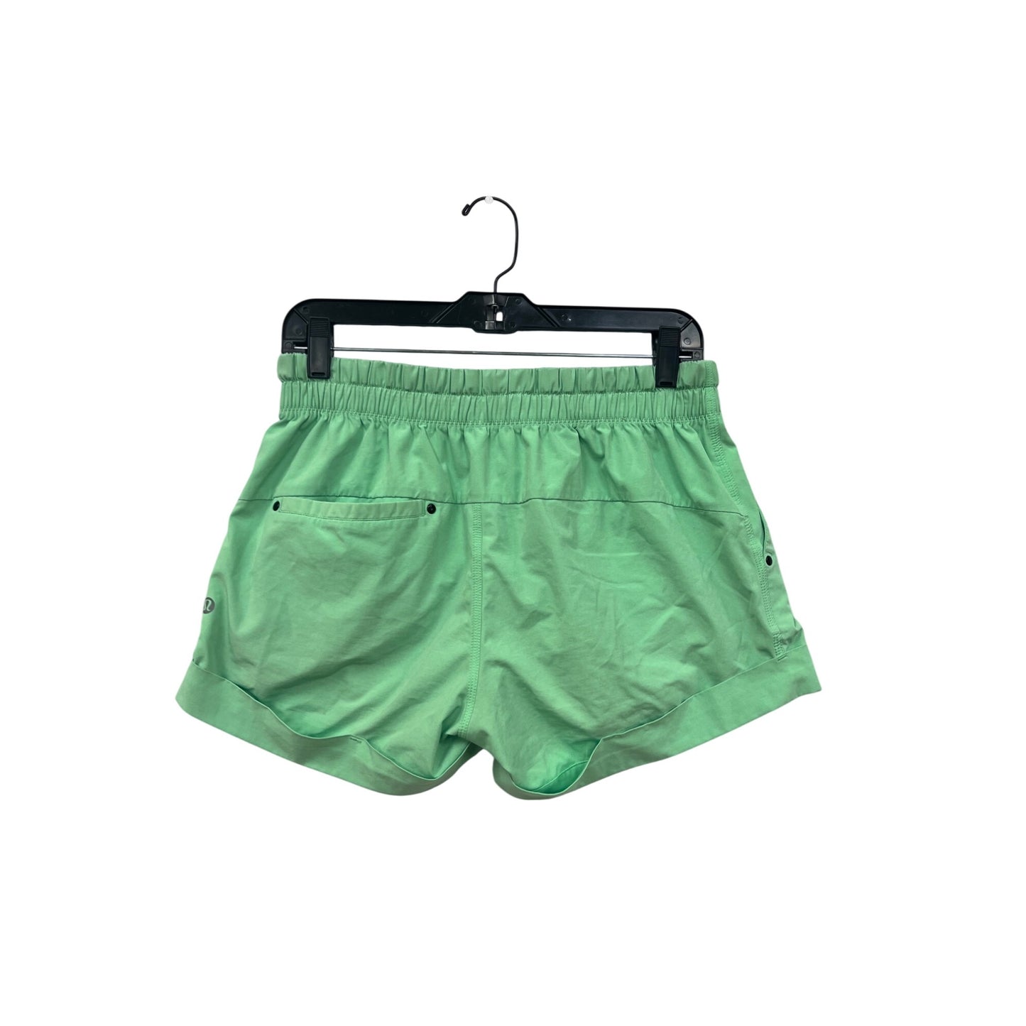 Lululemon Womens Green Drawstring Waist Athletic Shorts Size 6 #6620