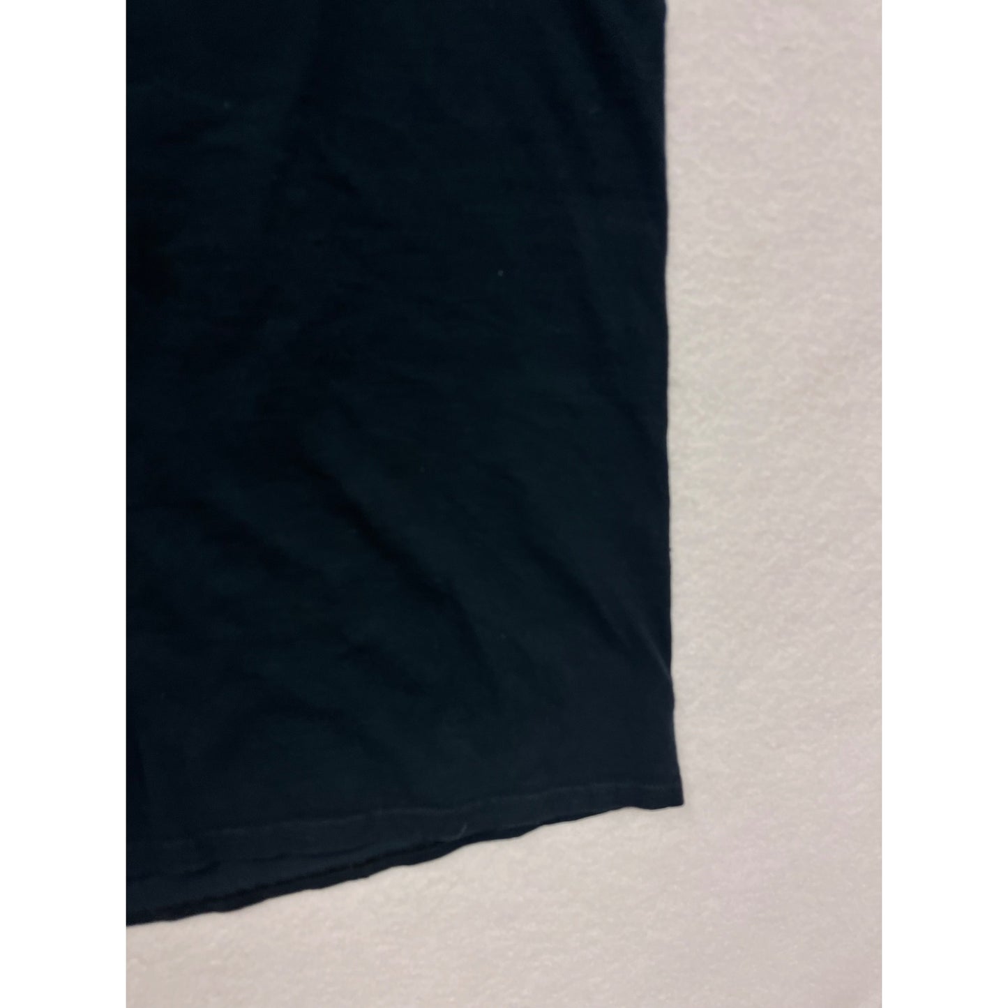 The Smurfs Black T-Shirt With Smurf Graphic Print Large #8357