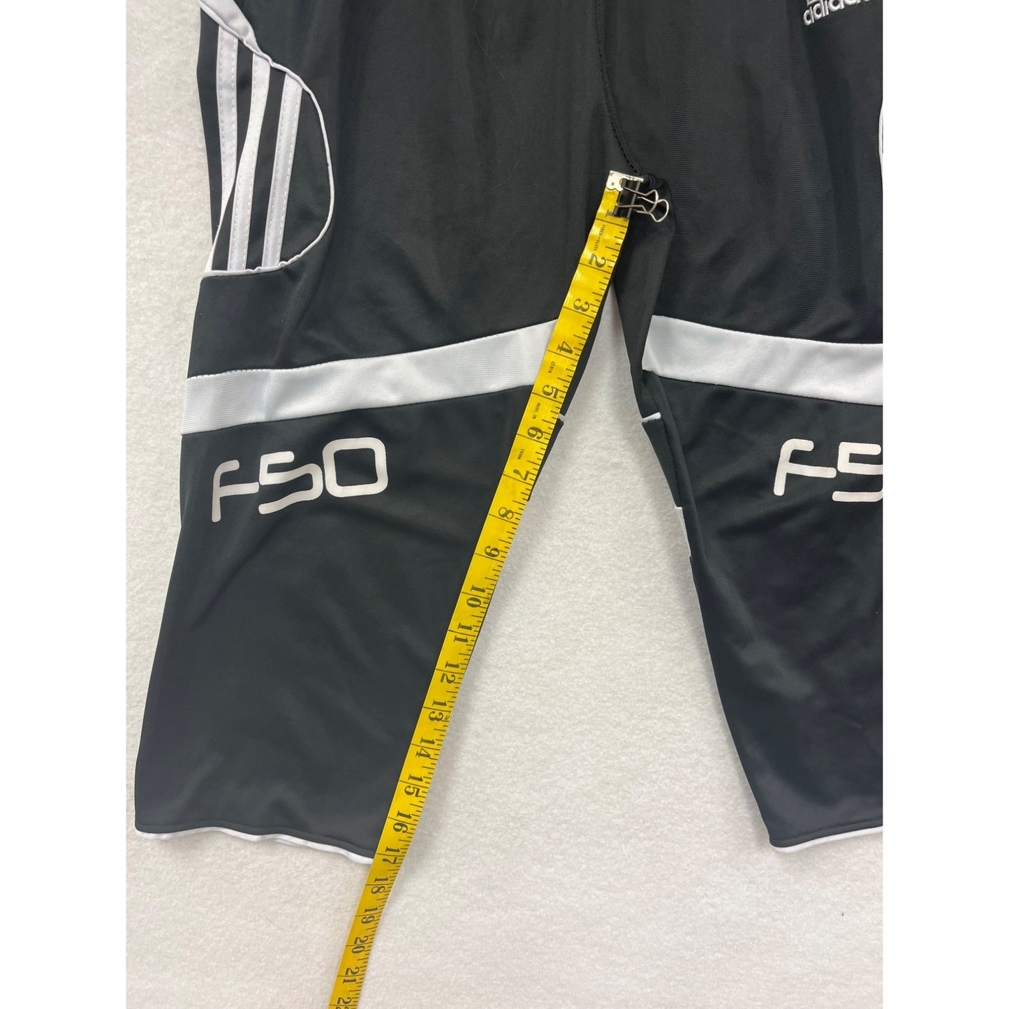 Boys Adidas F50 Track Pants Black/White #2953