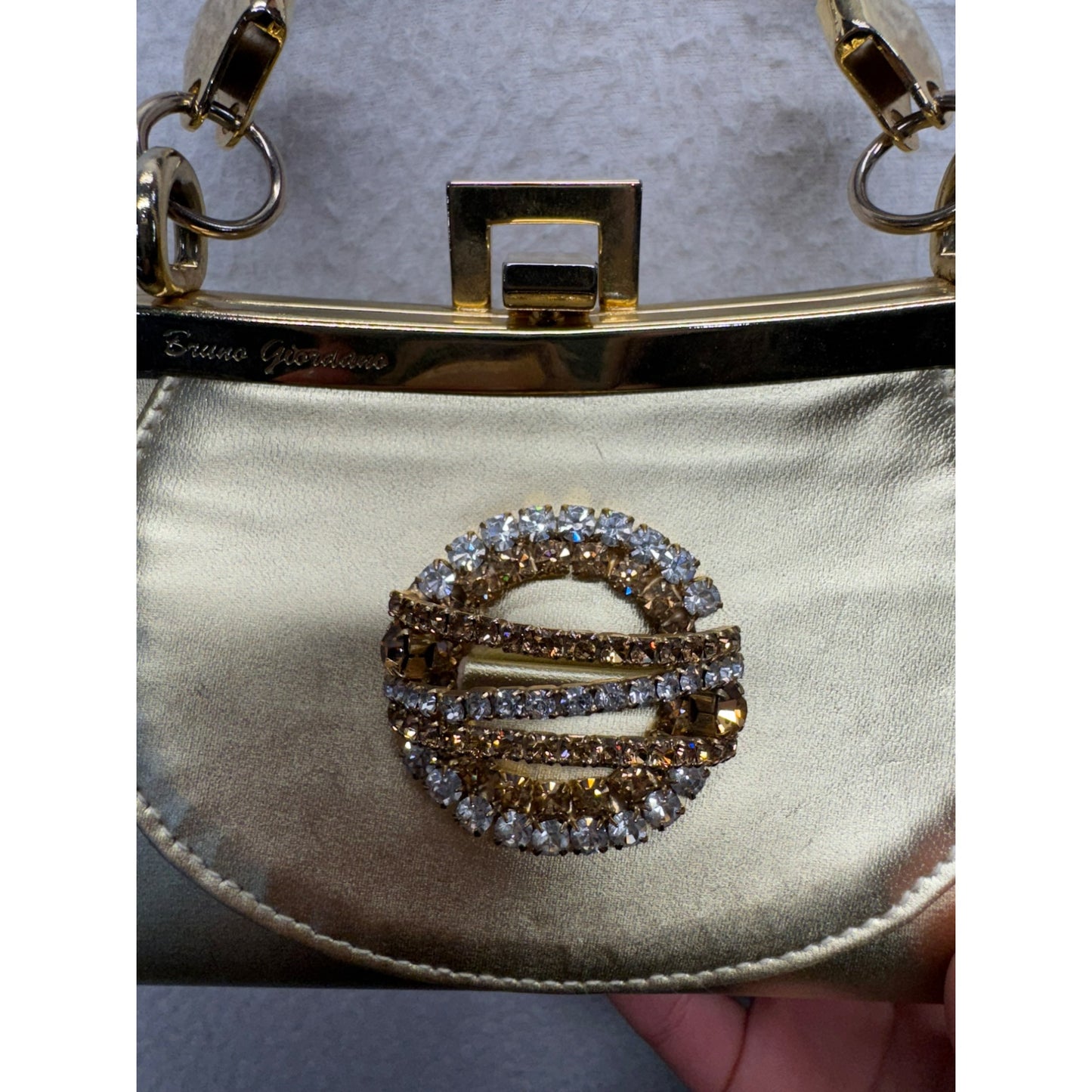 Vera Pelle Evening Clutch Purse #5923