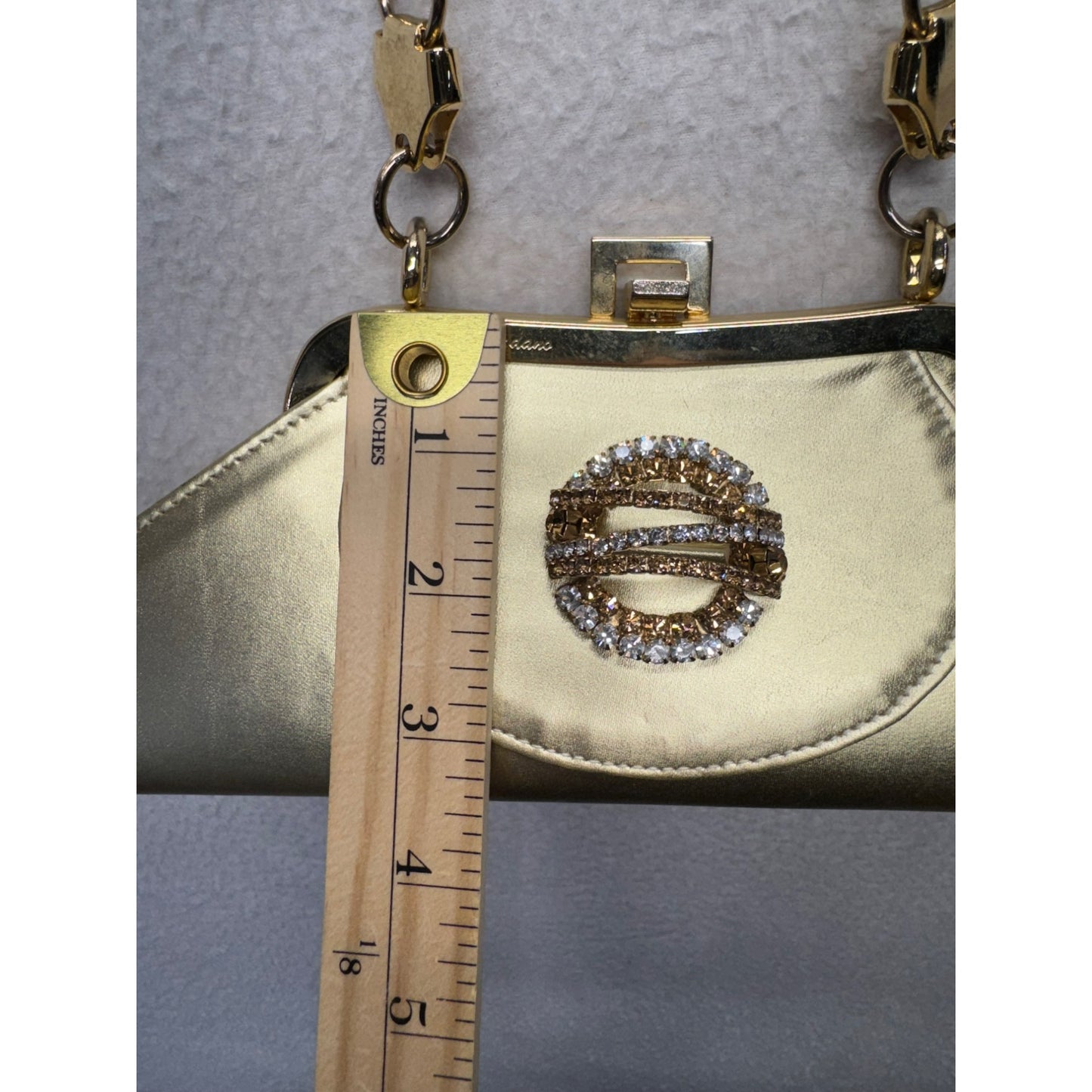 Vera Pelle Evening Clutch Purse #5923