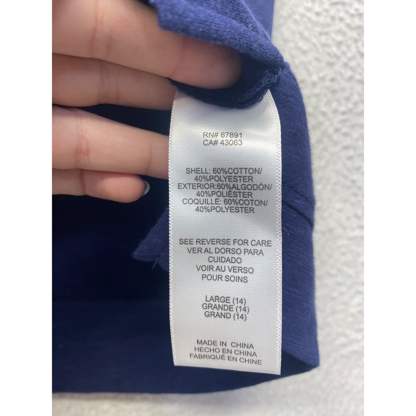 Los Angeles Chargers Youth Large Long Sleeve Shirt #7355