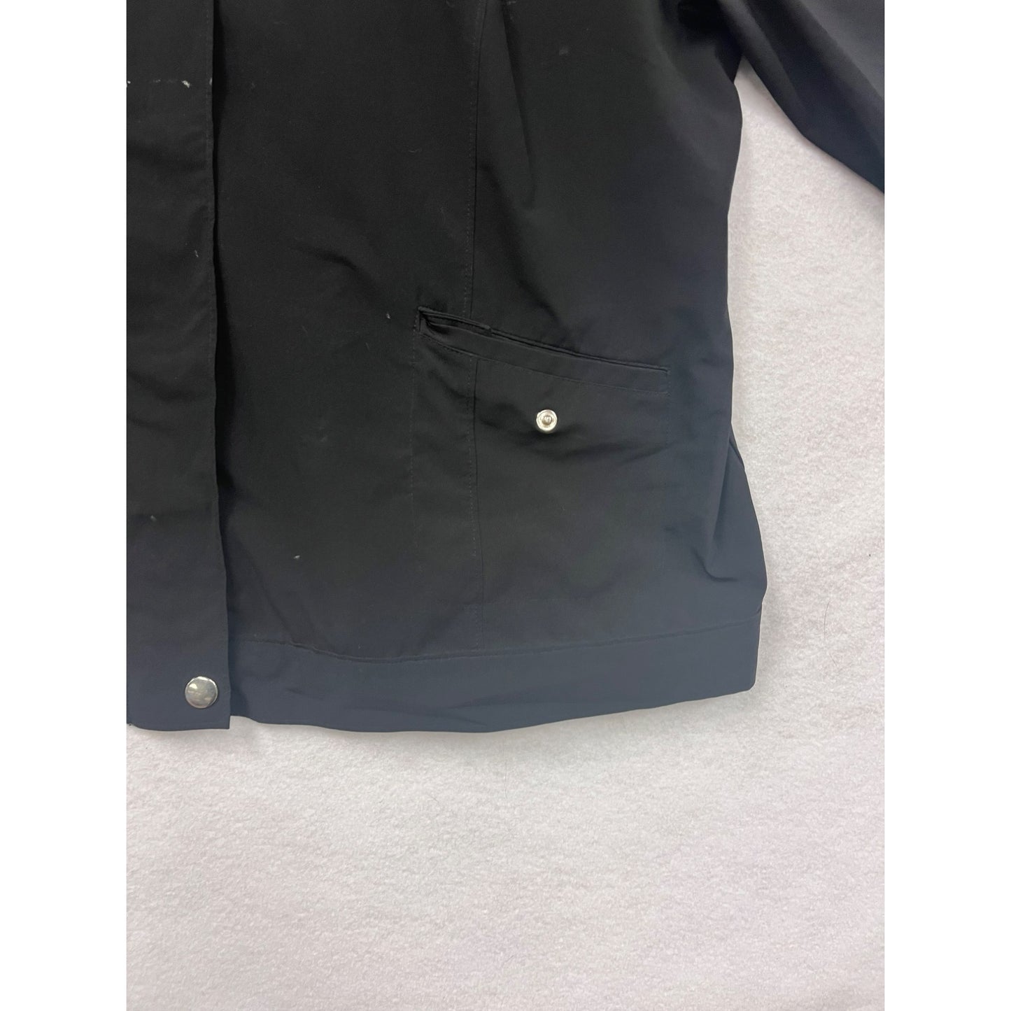 Women’s Black zip up Laura Ashley Jacket #2876