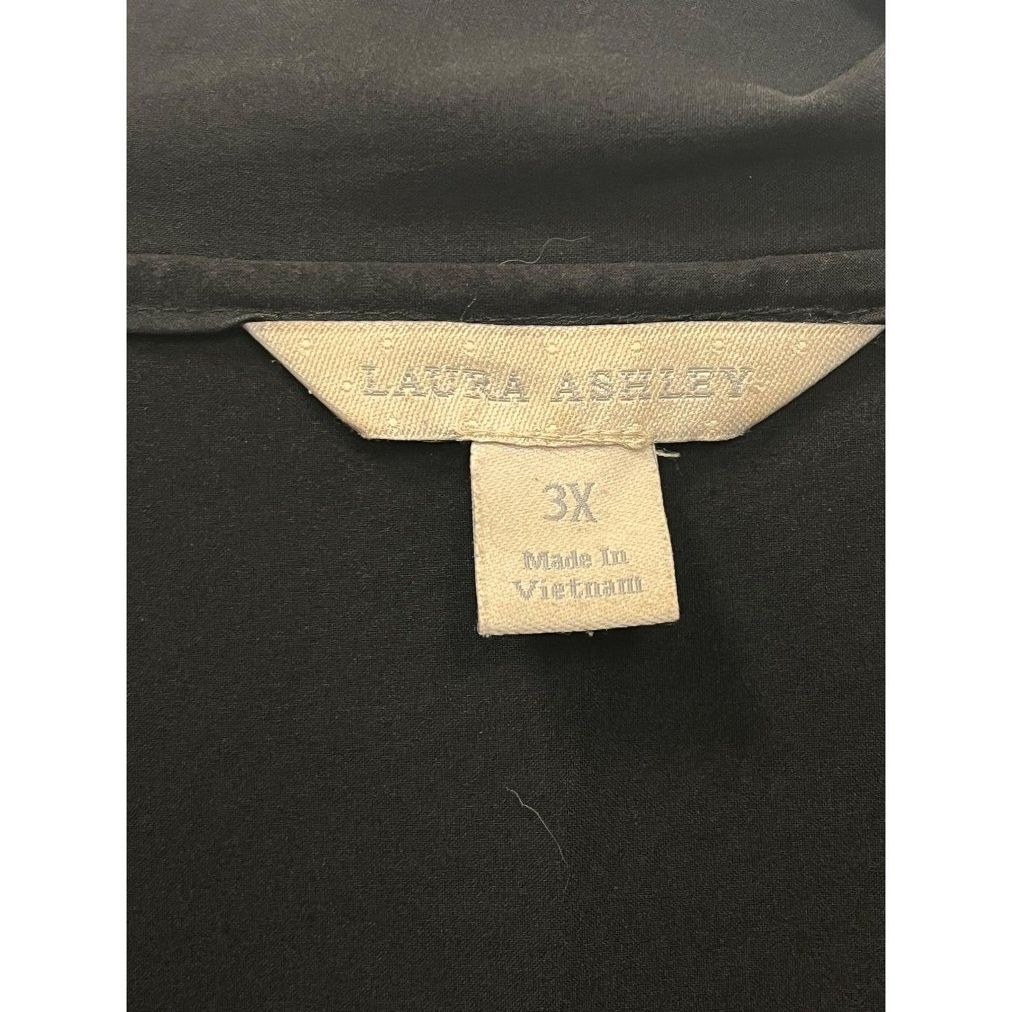 Women’s Black zip up Laura Ashley Jacket #2876