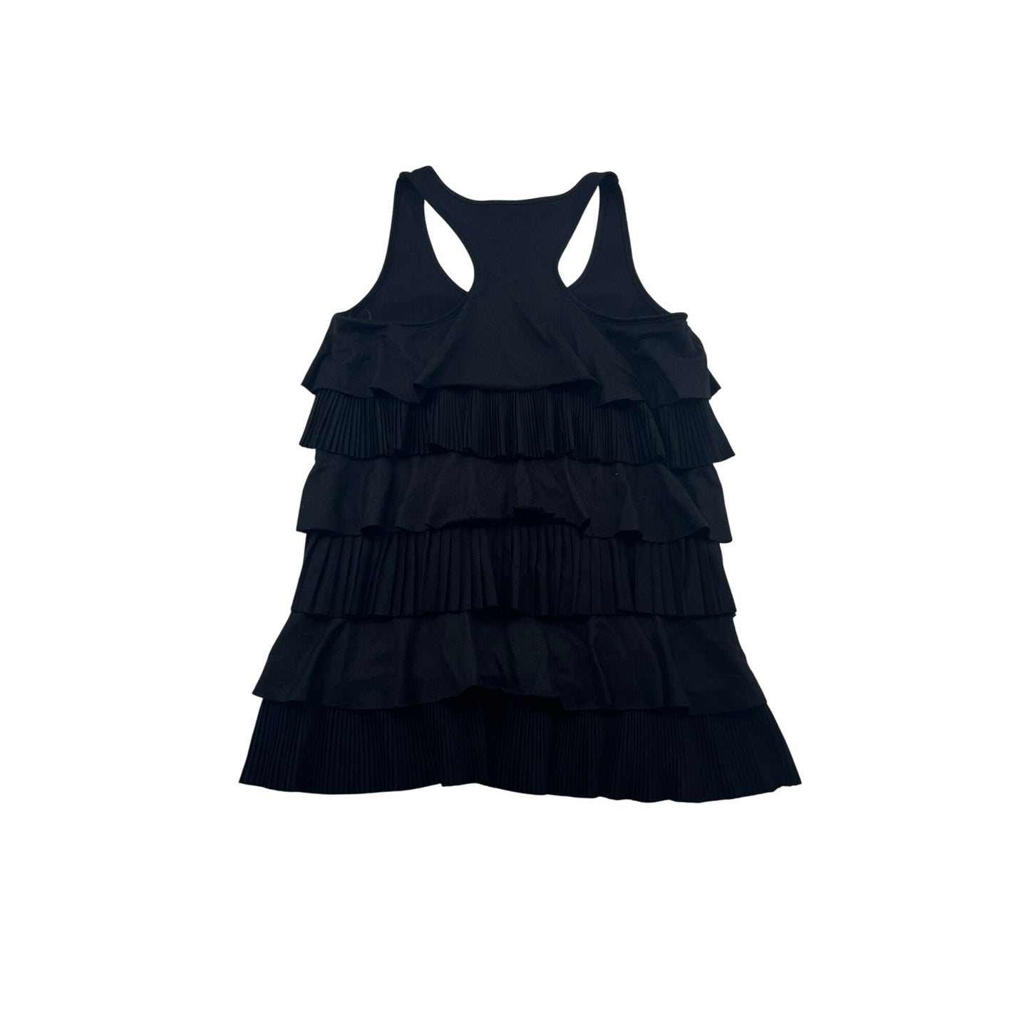 Women’s Even Black Layered Ruffle Tank Top #6211