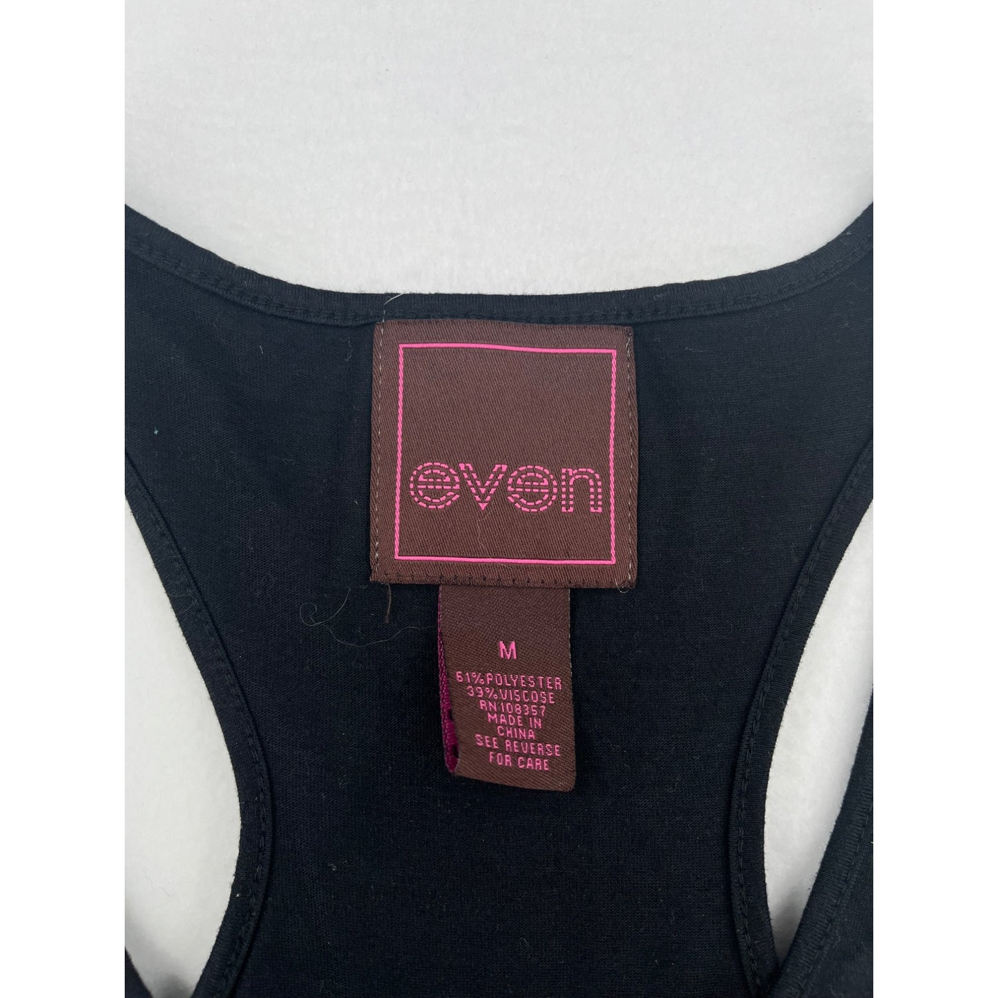 Women’s Even Black Layered Ruffle Tank Top #6211