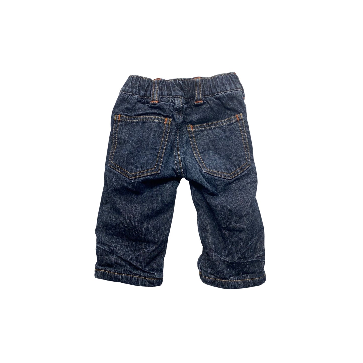 BabyGap 1969 Baby Denim Jeans 3-6 Months With Elastic Waist & Soft Lining #7358