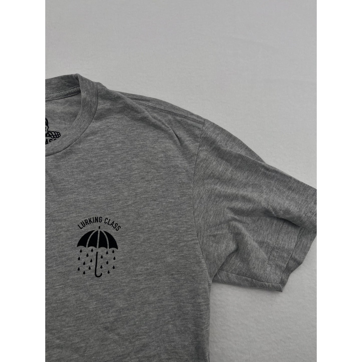 Lurking Class By Sketchy Tank Mens Grey Medium "When It Rains It Pours" Graphic Tee #6219
