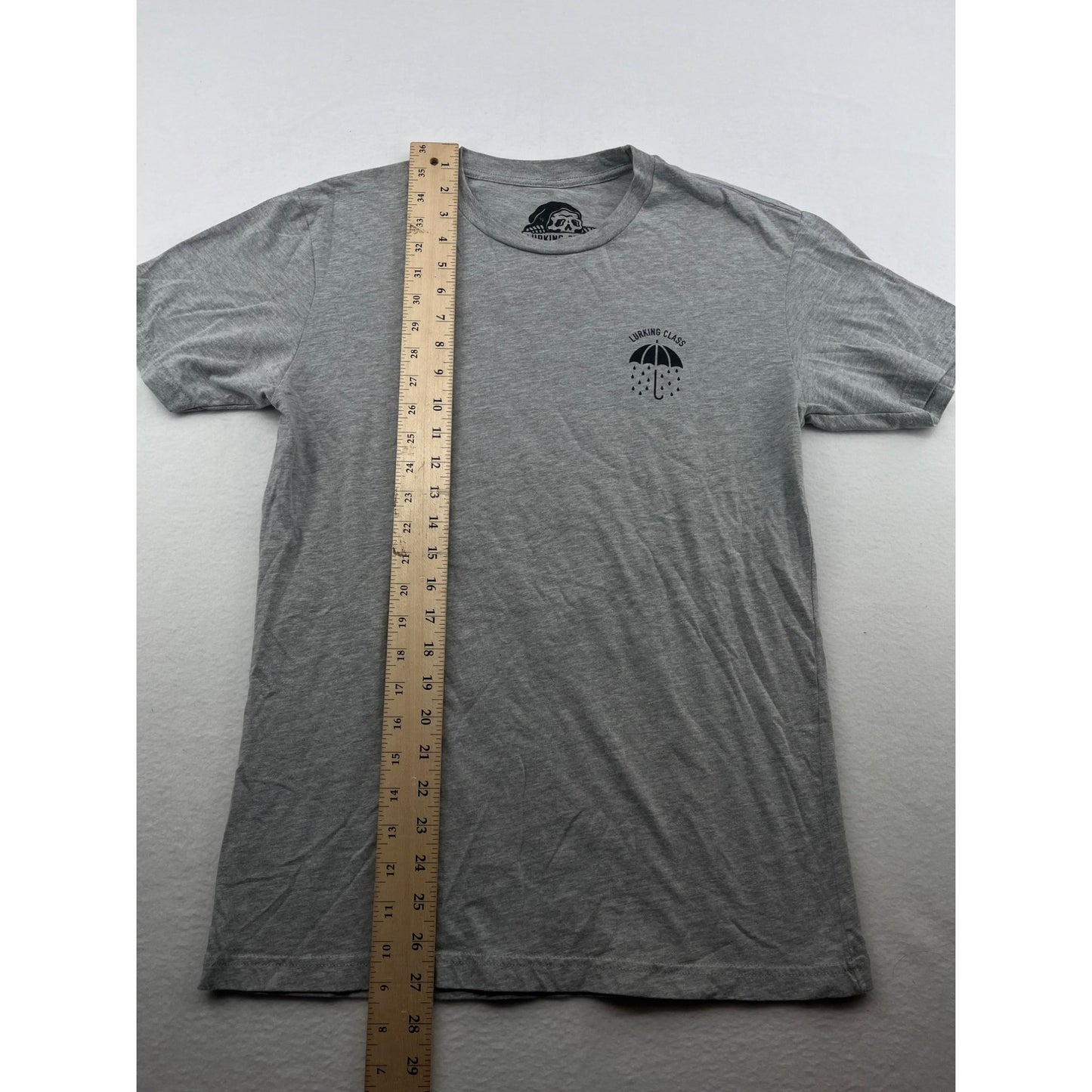 Lurking Class By Sketchy Tank Mens Grey Medium "When It Rains It Pours" Graphic Tee #6219