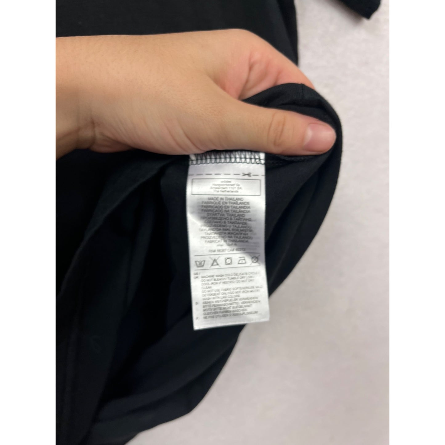 Adidas Aeroready Black T-Shirt Large #924A
