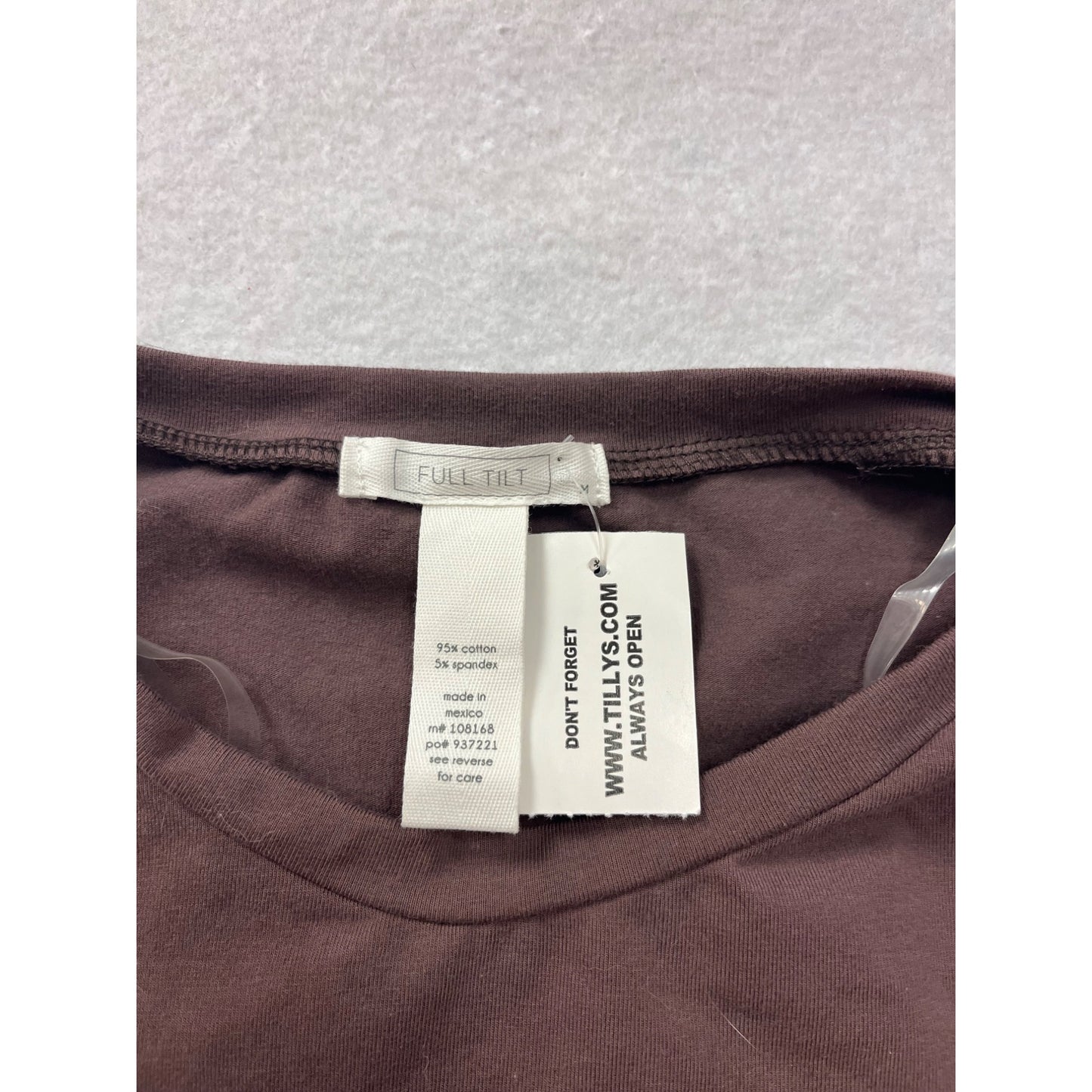 Full Tilt Womens Brown Side-Cinch Short Sleeve Bodycon Dress Size M #8206