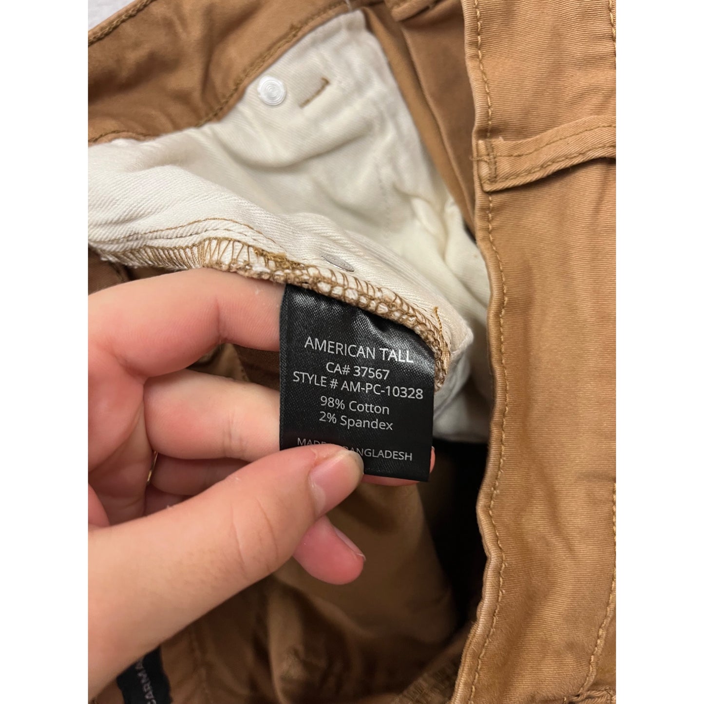 American Tall 34x36 Carman Tapered Fit Pants - Brown #893A