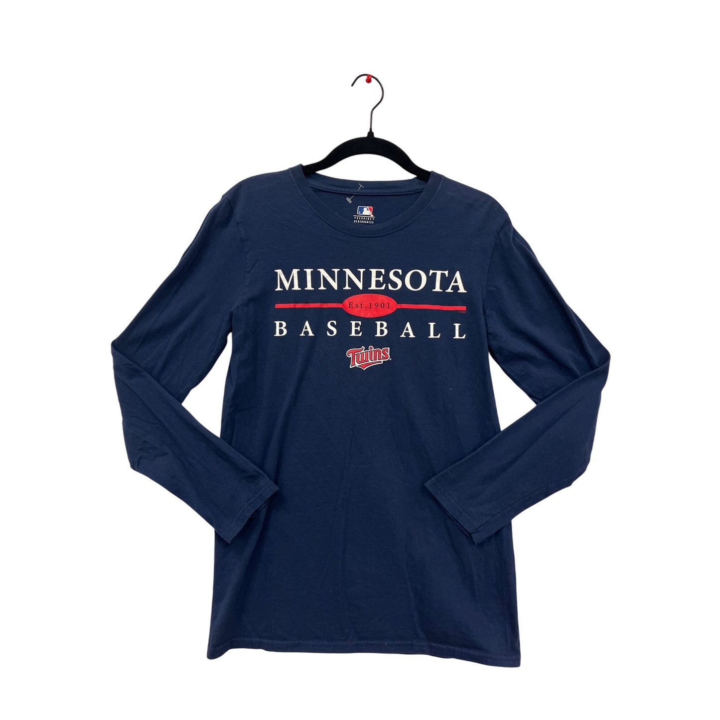 Minnesota Twins Baseball Long Sleeve T-Shirt Small Mens Genuine Merchandise #6348