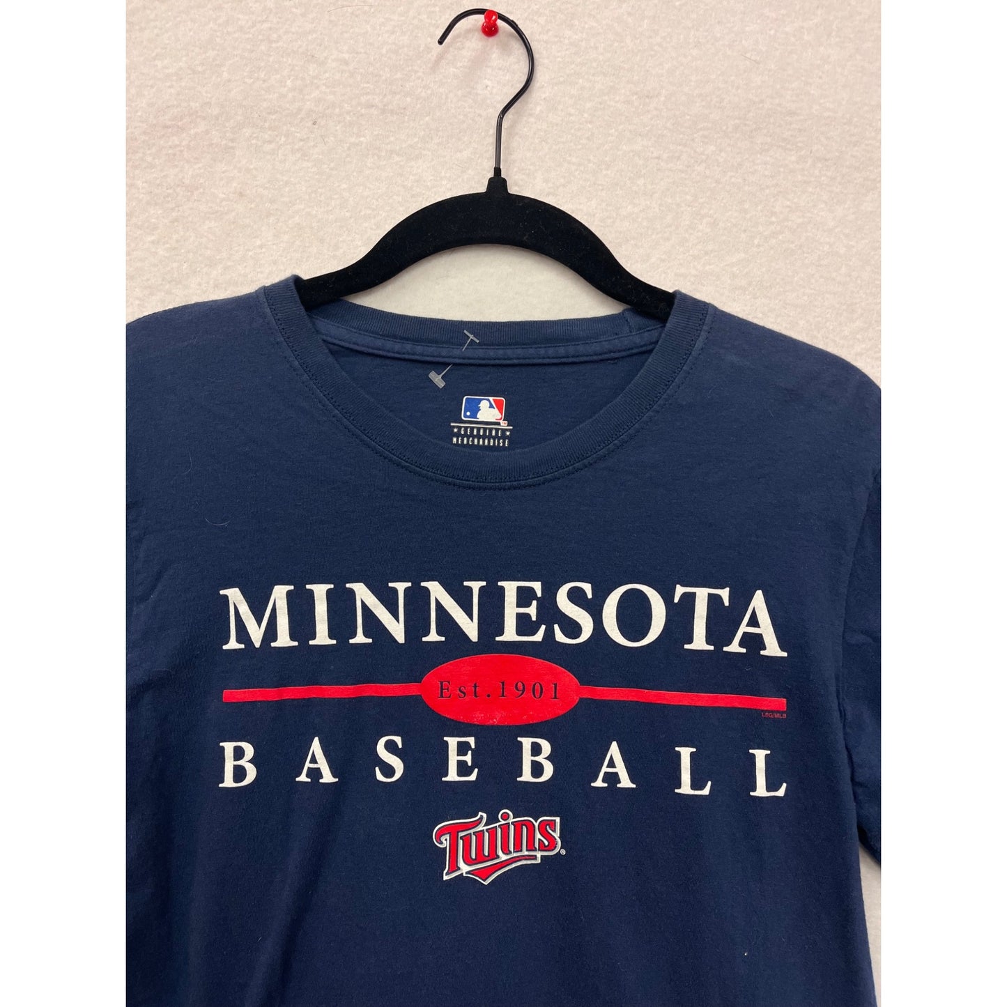 Minnesota Twins Baseball Long Sleeve T-Shirt Small Mens Genuine Merchandise #6348