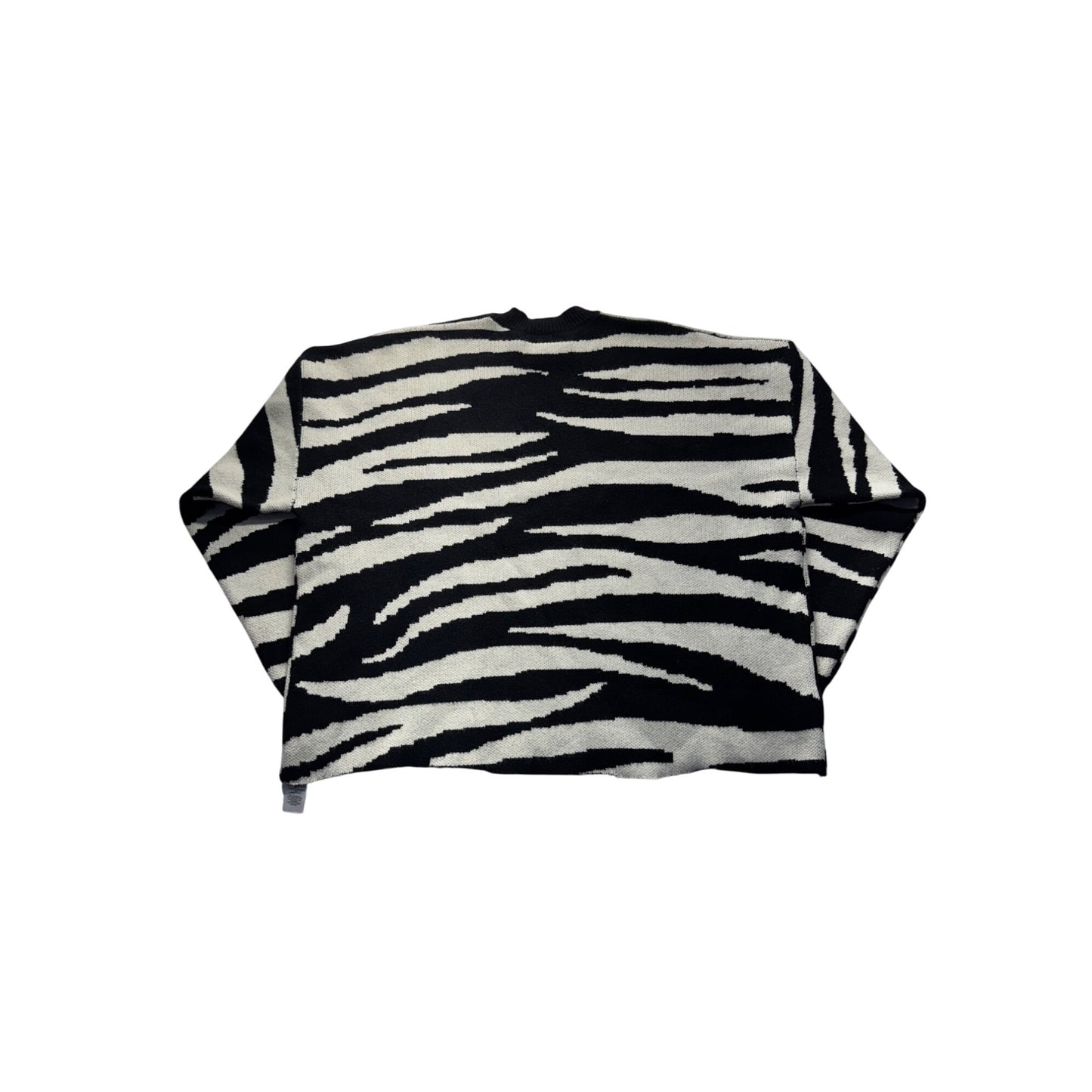 BoohooMAN Zebra Knit Sweater #7468