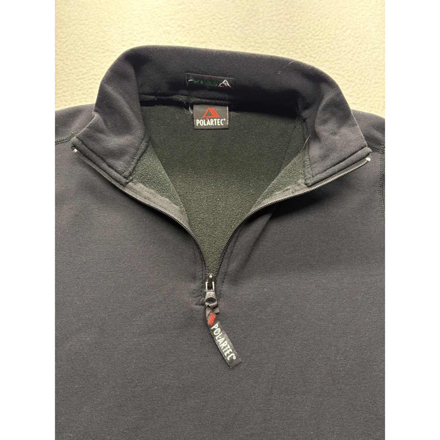 Avalanche Polartec Black Quarter-Zip Pullover Fleece #7676