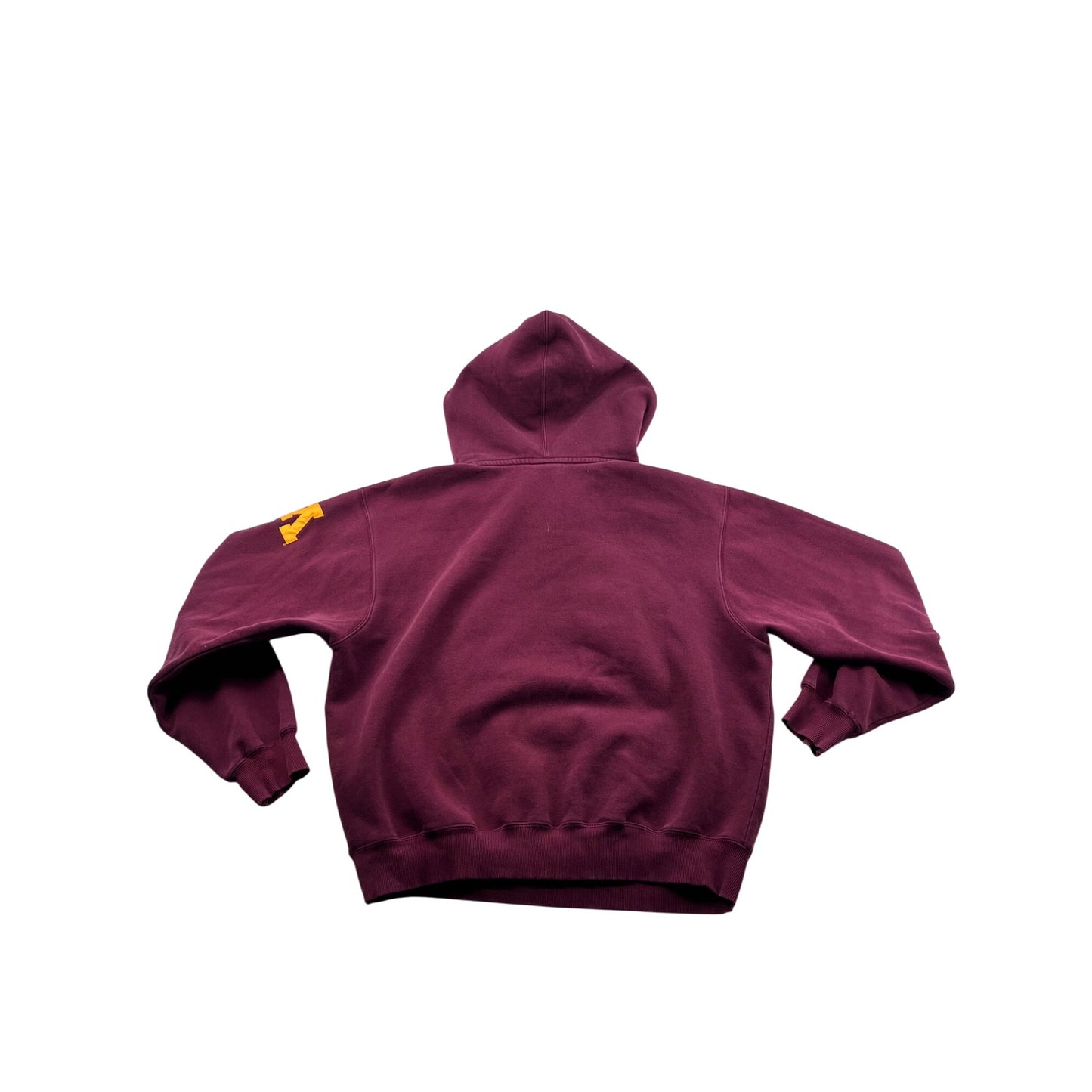 Minnesota Hockey Maroon Hoodie With Yellow Lace Accents & Logo By Signature Concepts #6148